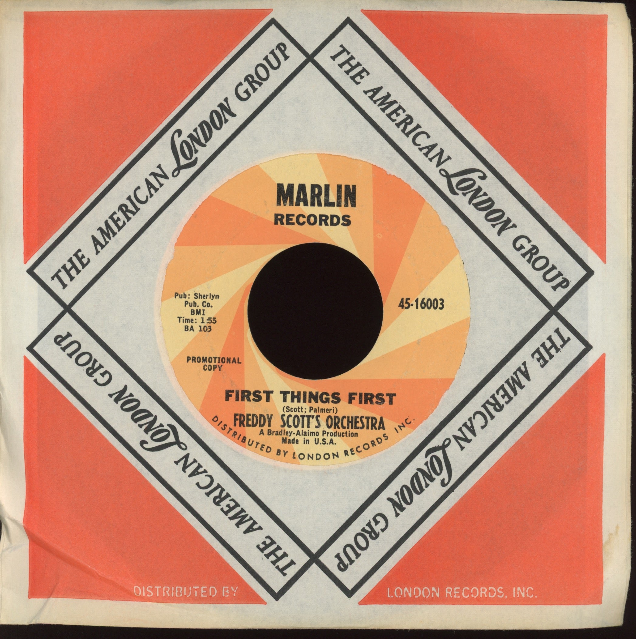 Freddy Scott Orchestra - Hangin' Out on Marlin Promo