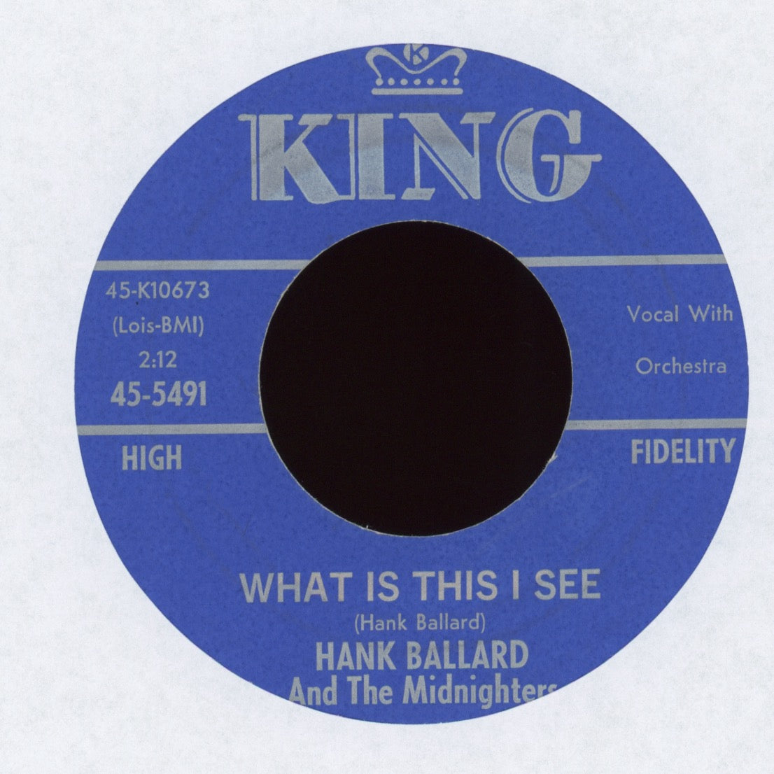 Hank Ballard & The Midnighters - Continental Walk on King 45 With Picture Sleeve