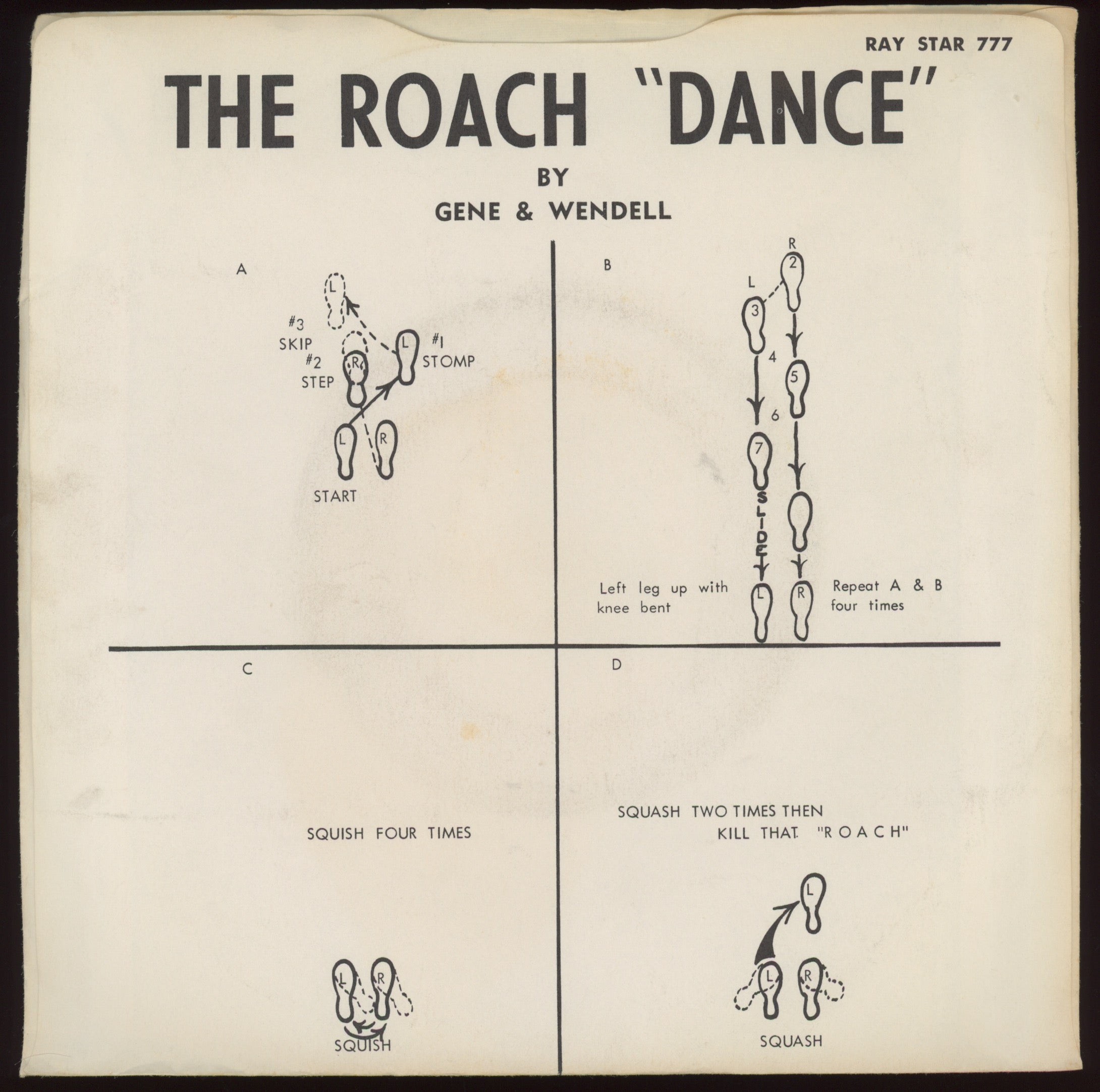 Gene & Wendell - The Roach on Ray Star 45 With Picture Sleeve