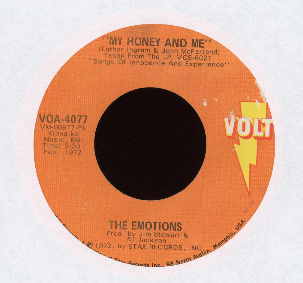 The Emotions - Blind Alley on Volt