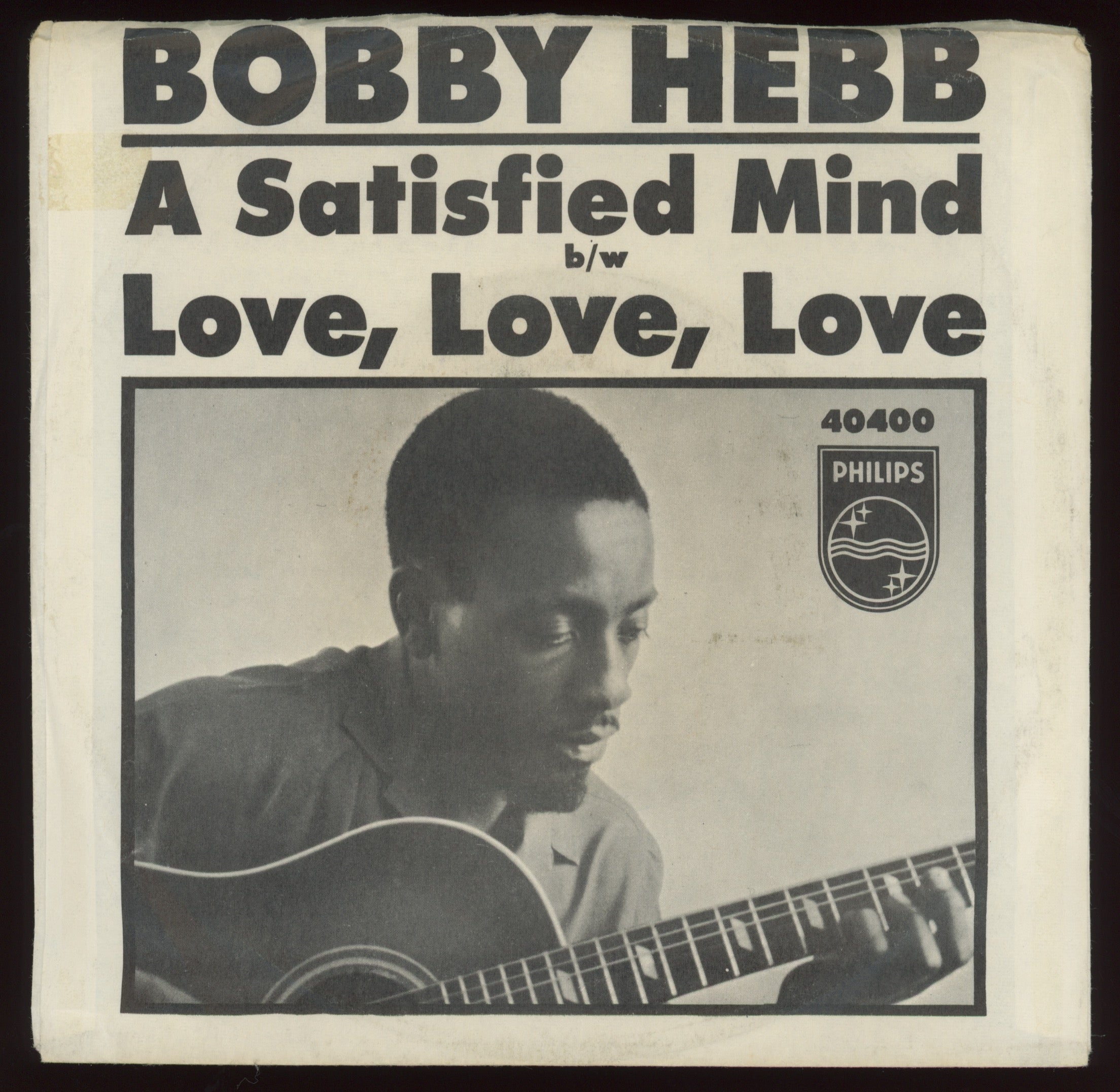 Bobby Hebb - Love, Love, Love on Philips 45 With Picture Sleeve