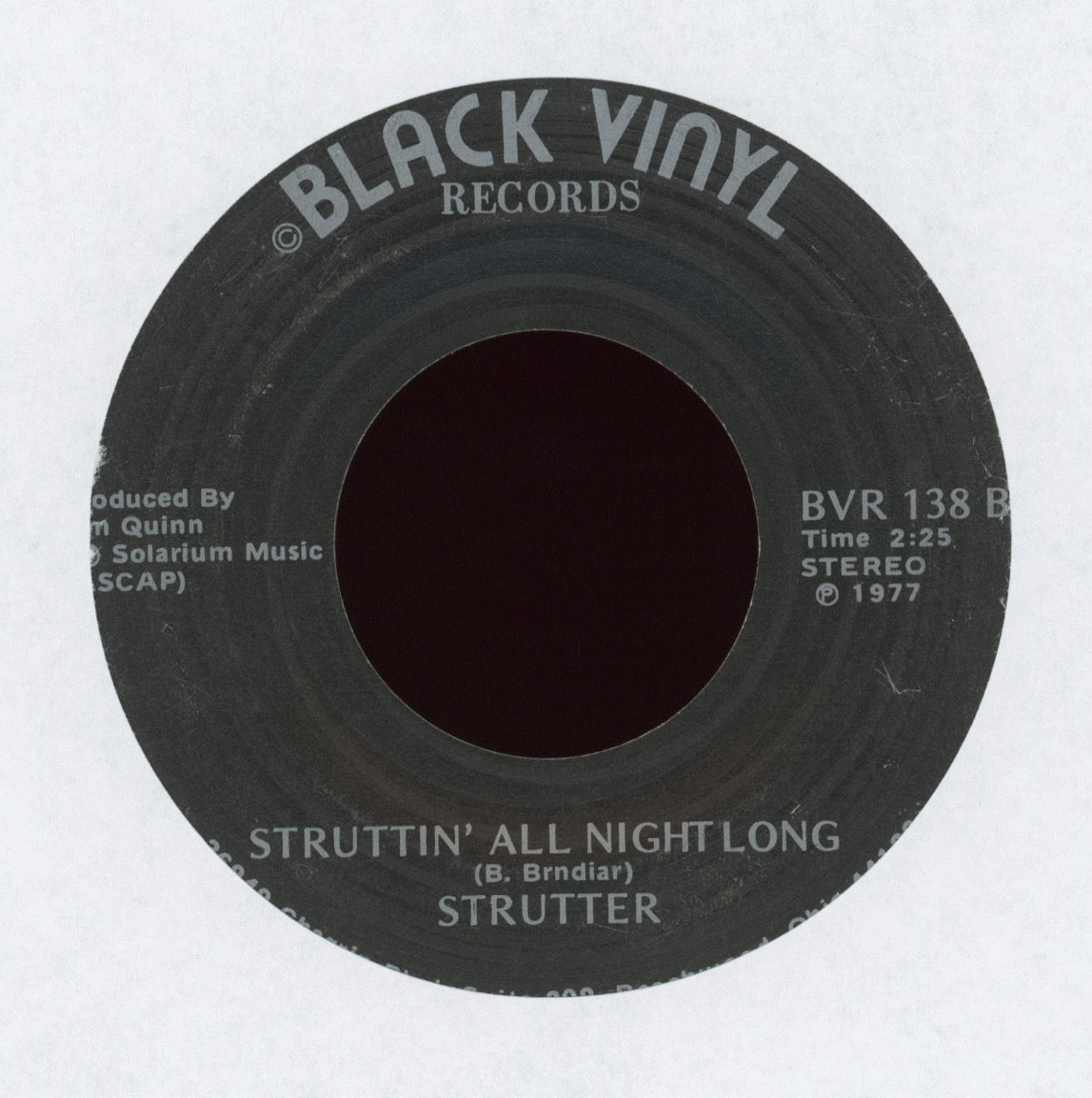 Strutter - Struttin' All Night Long on Black Vinyl Private Hard Rock