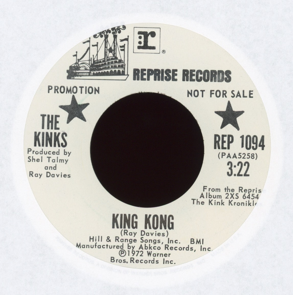 The Kinks - King Kong on Reprise Promo