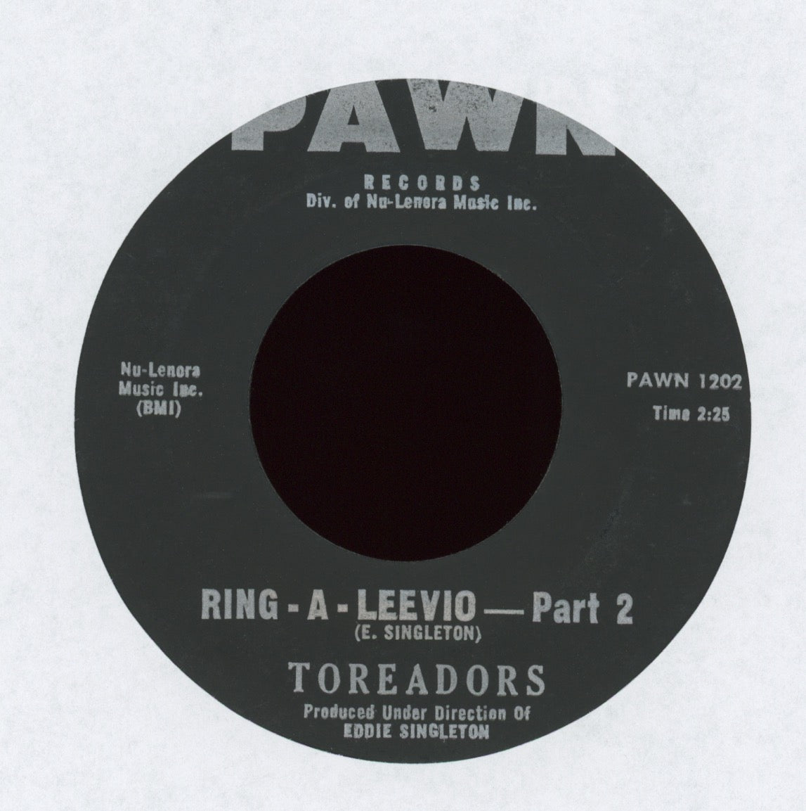 The Toreadors - Ring-A-Leevio on Pawn