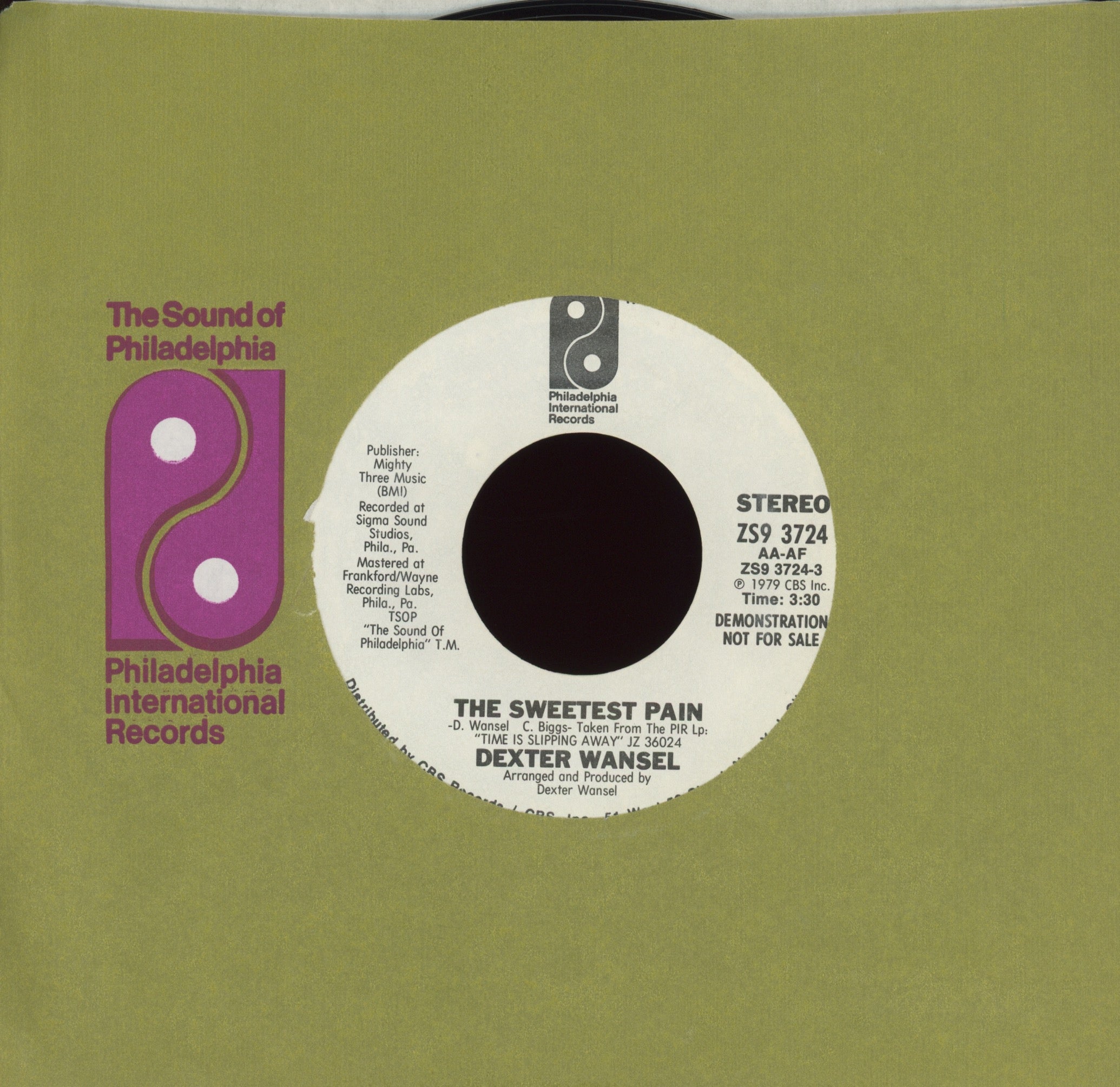 Dexter Wansel - The Sweetest Pain on Philadelphia International Promo