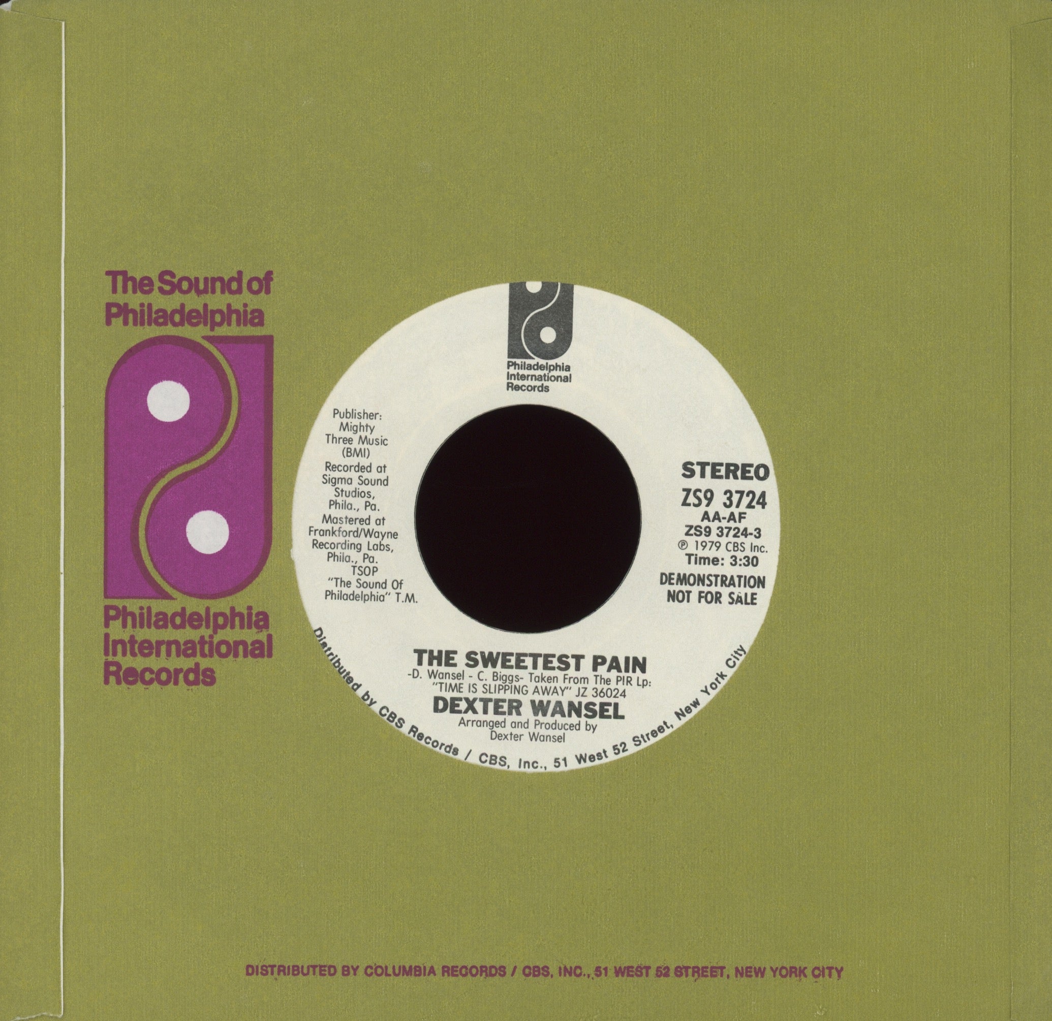 Dexter Wansel - The Sweetest Pain on Philadelphia International Promo