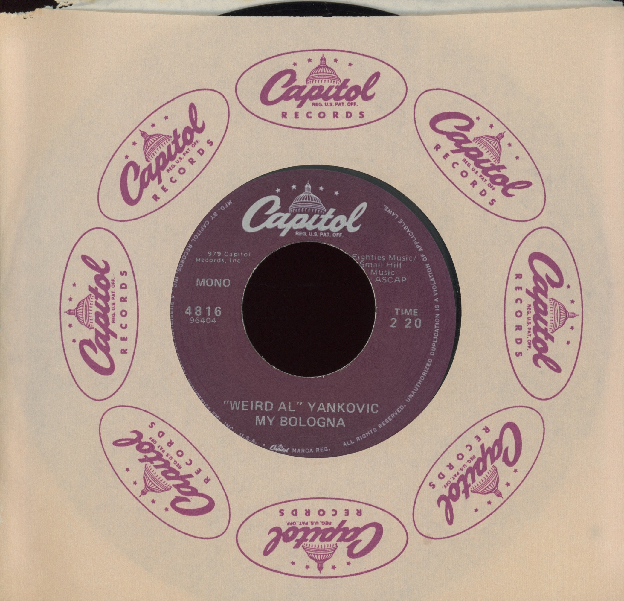 "Weird Al" Yankovic - My Bologna on Capitol