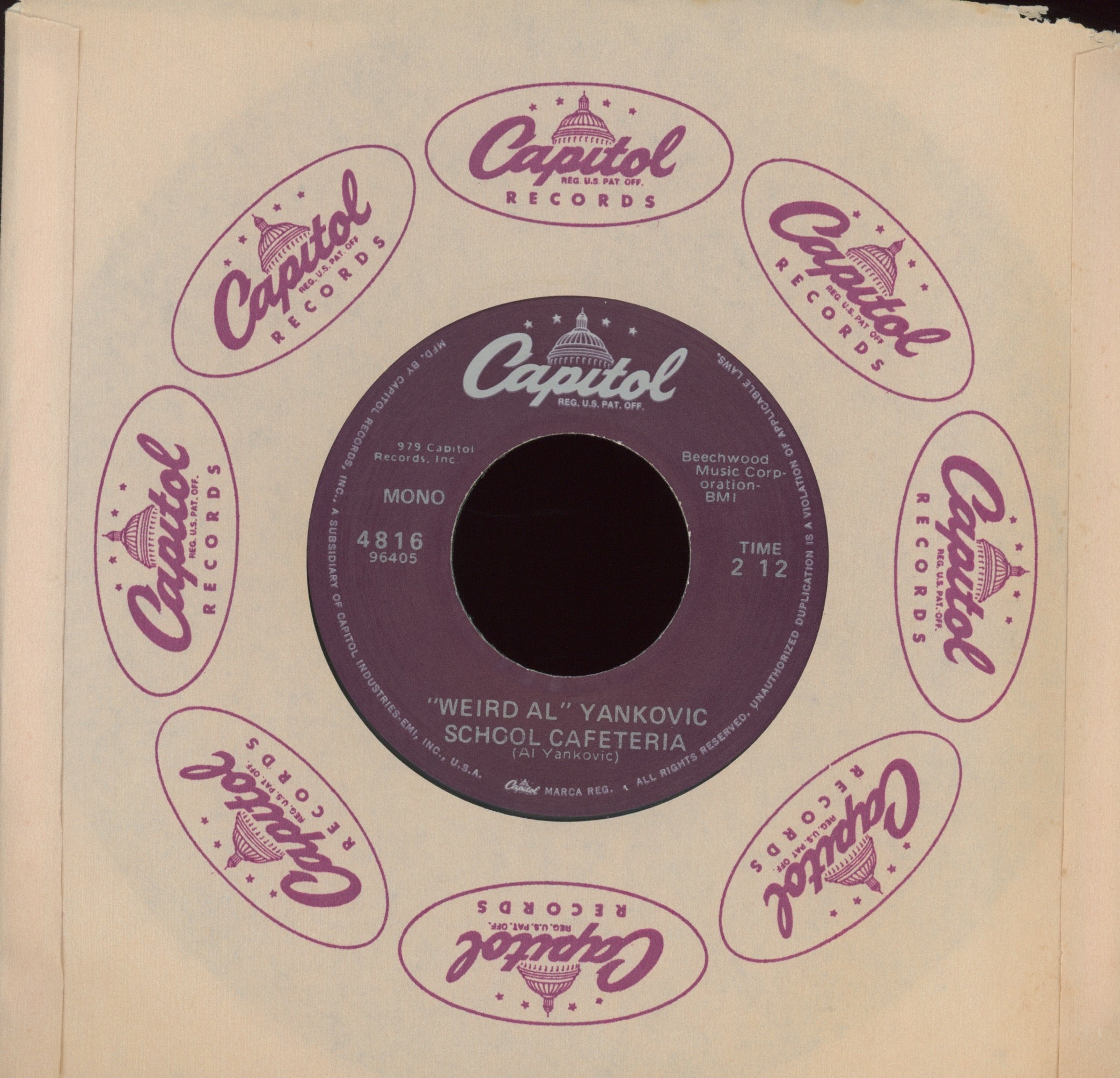 "Weird Al" Yankovic - My Bologna on Capitol