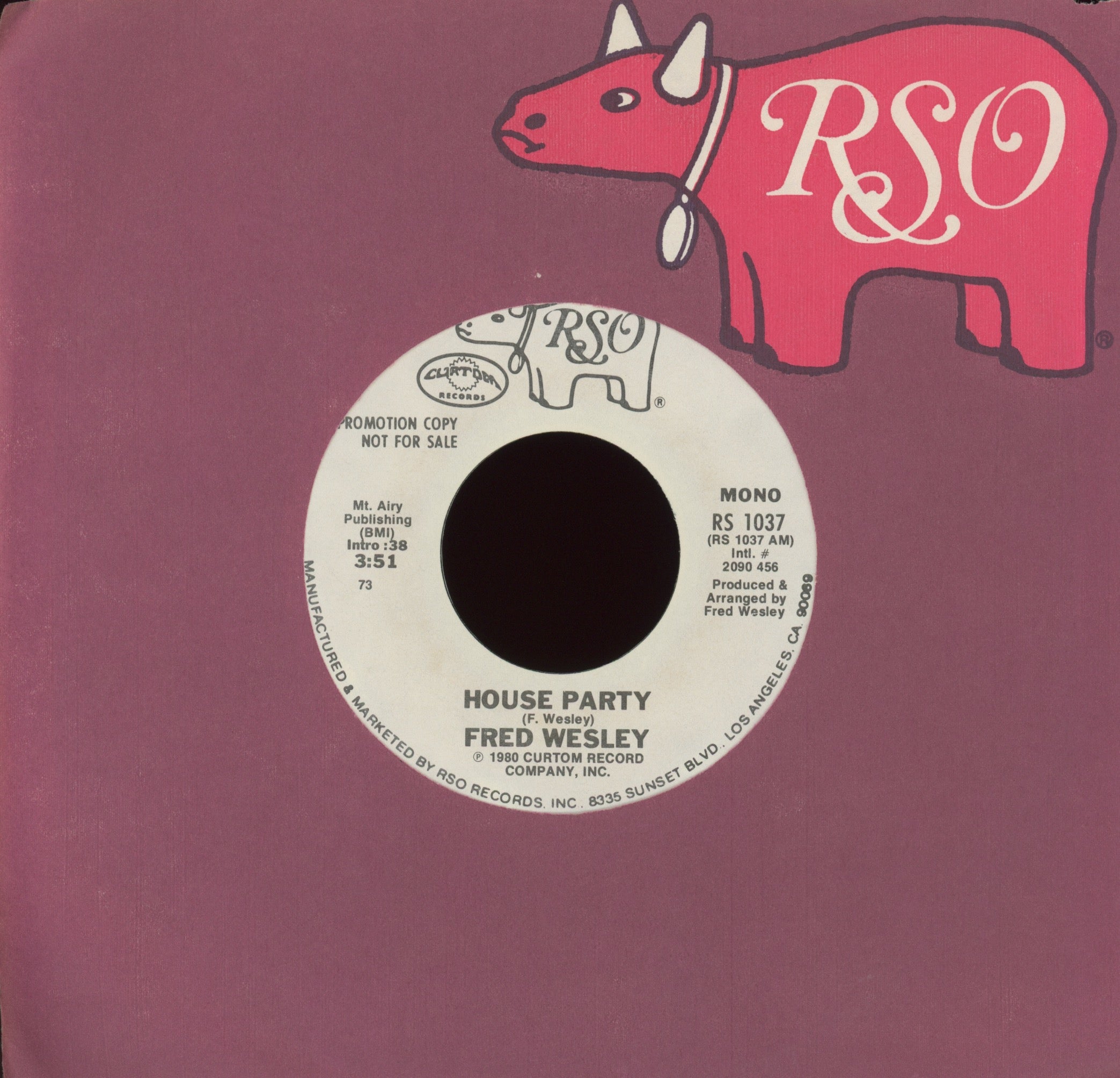 Fred Wesley - House Party on RSO Promo