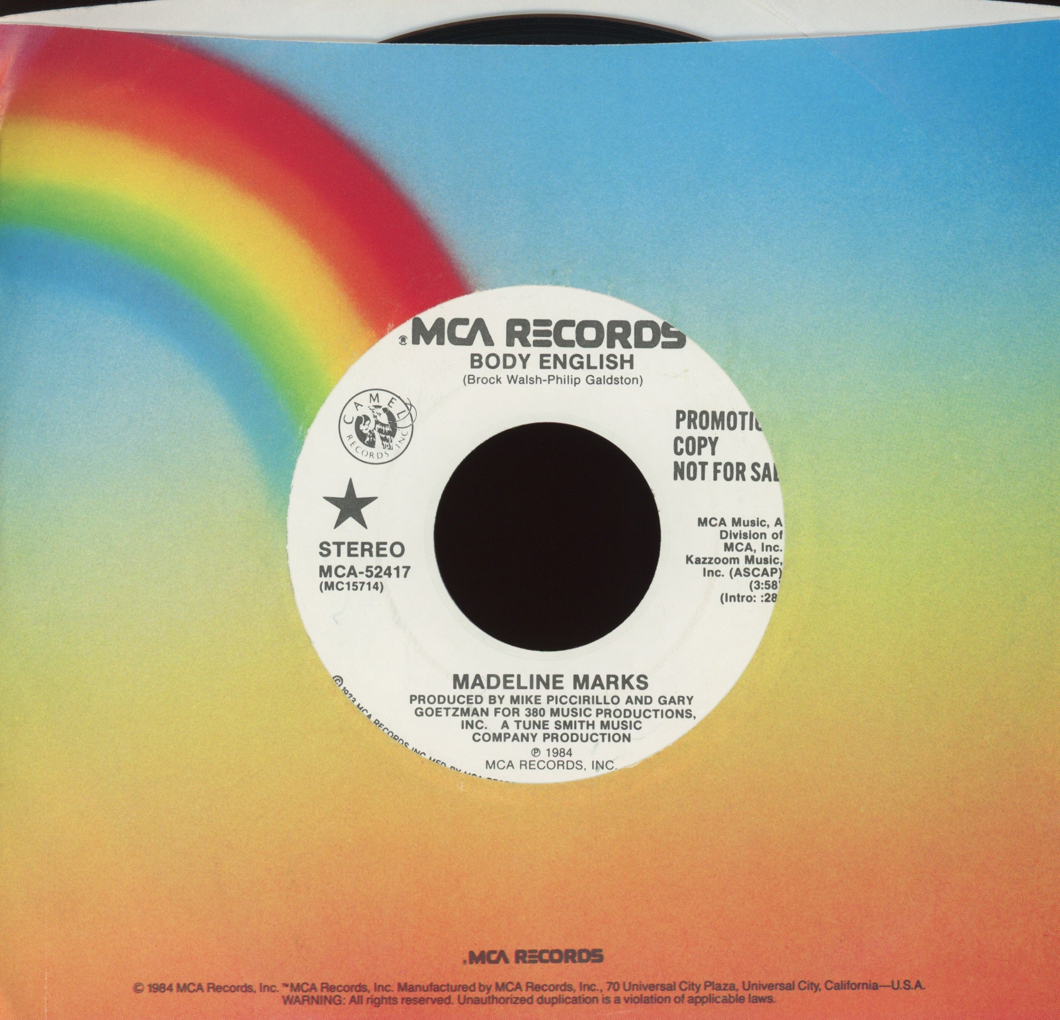 Madeline Marks - Body English on MCA Promo