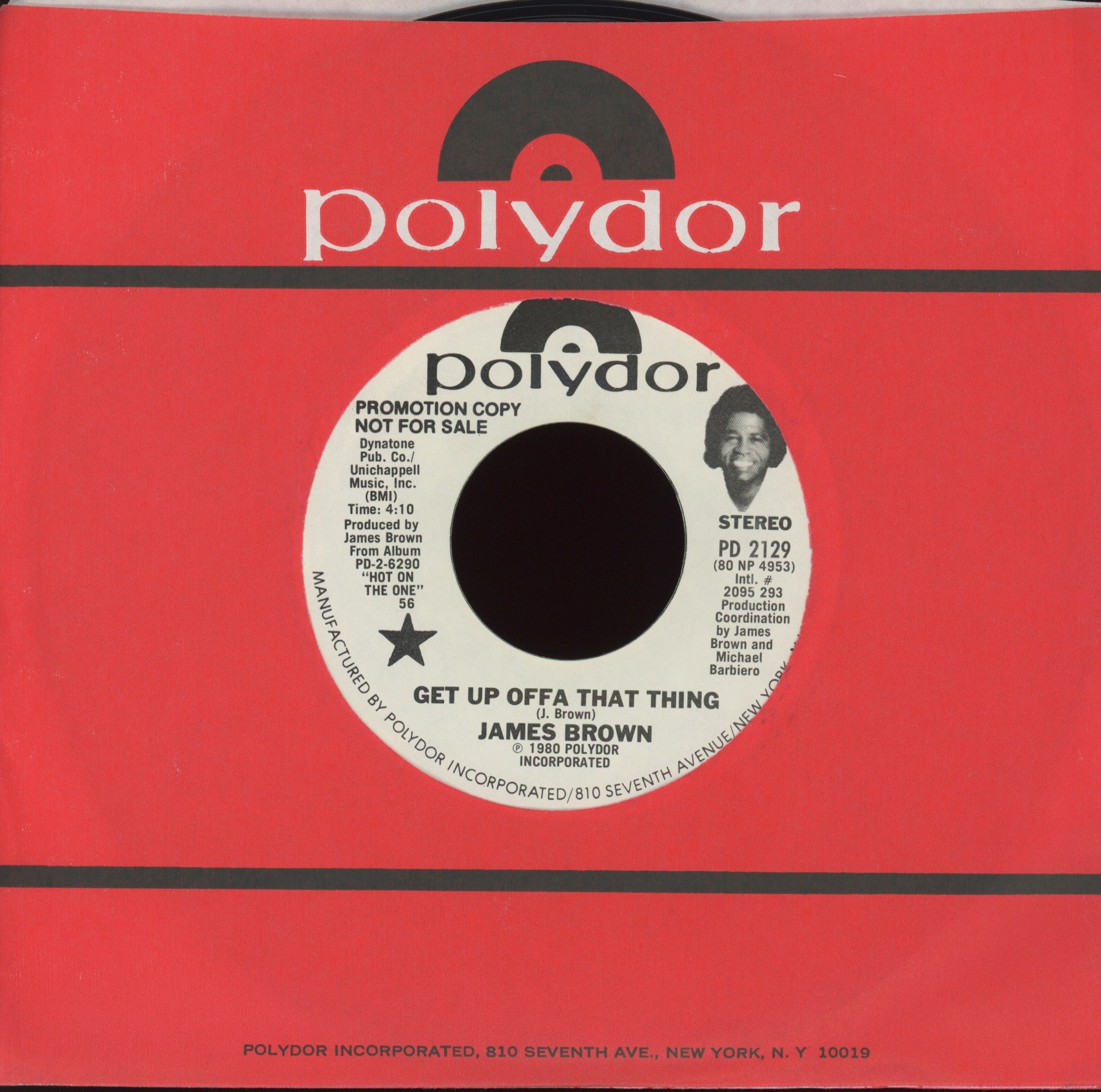 James Brown - Get Up Offa That Thing on Polydor Promo