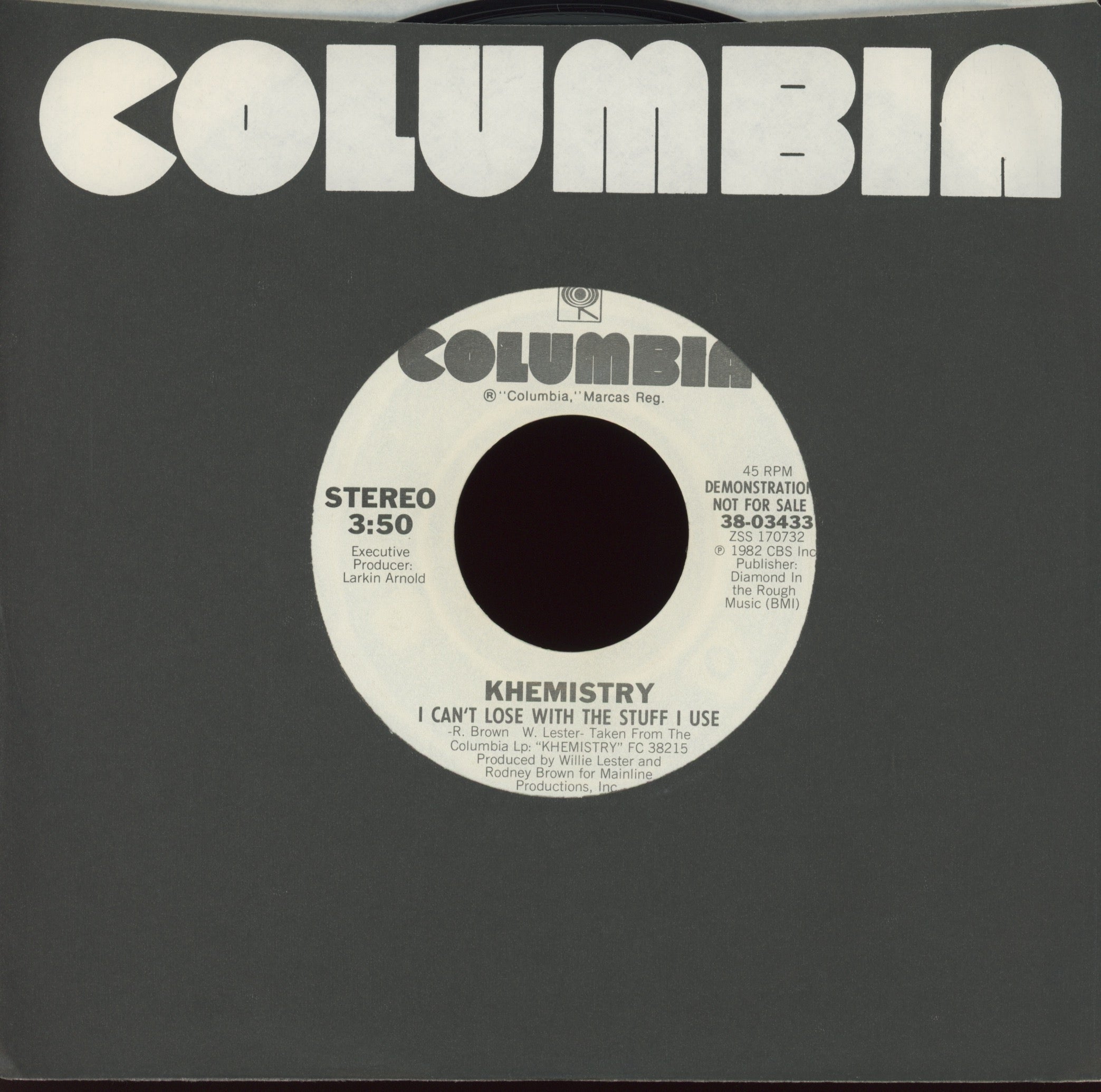 Khemistry - I Can't Lose With The Stuff I Use on Columbia Promo