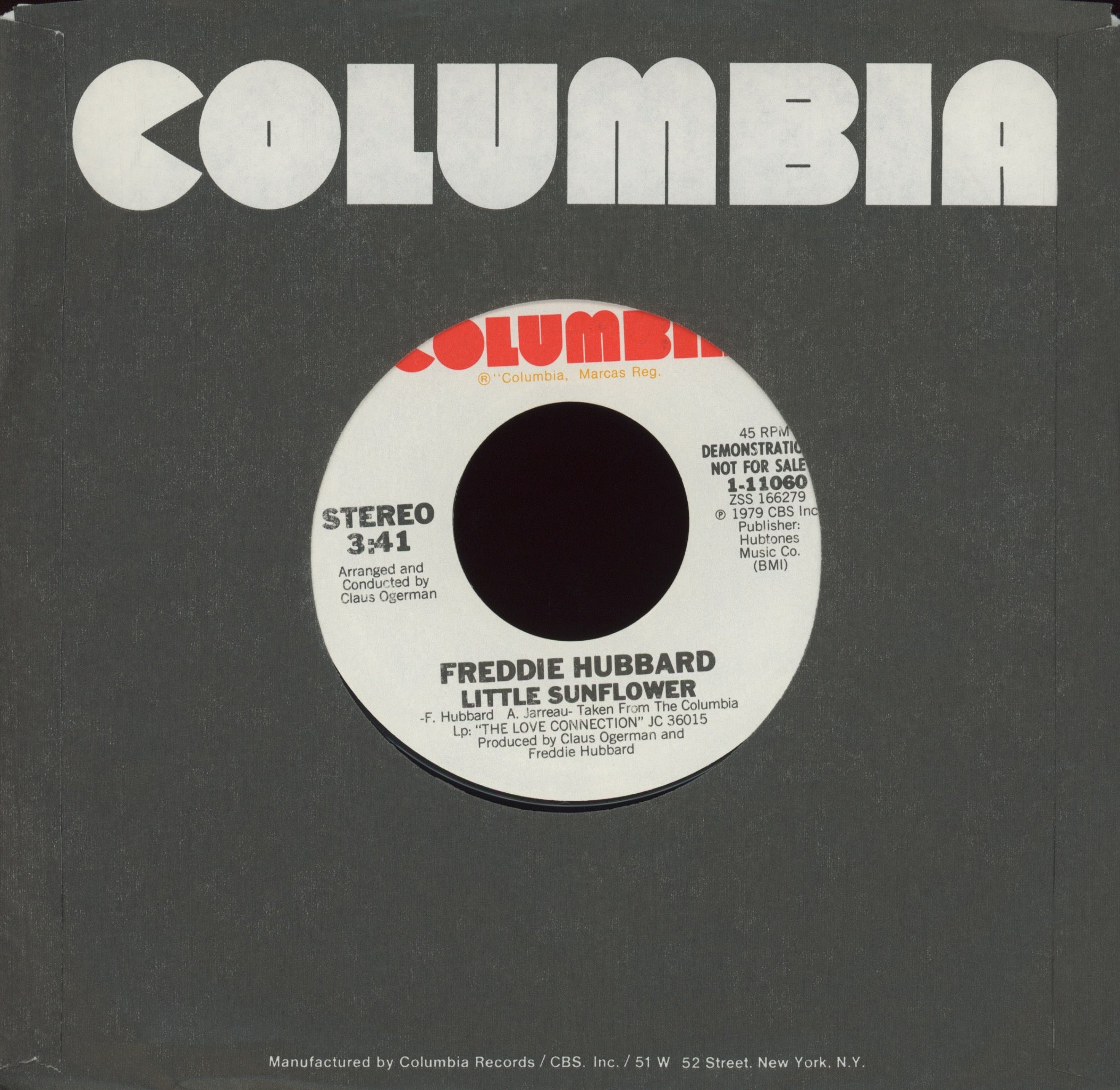 Freddie Hubbard - Little Sunflower on Columbia Promo