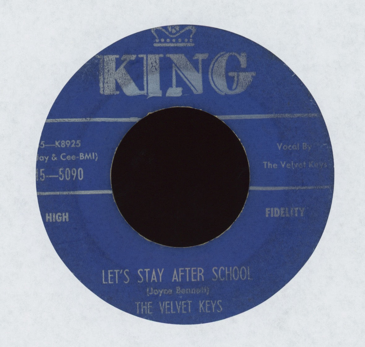 The Velvet Keys - My Baby's Gone on King