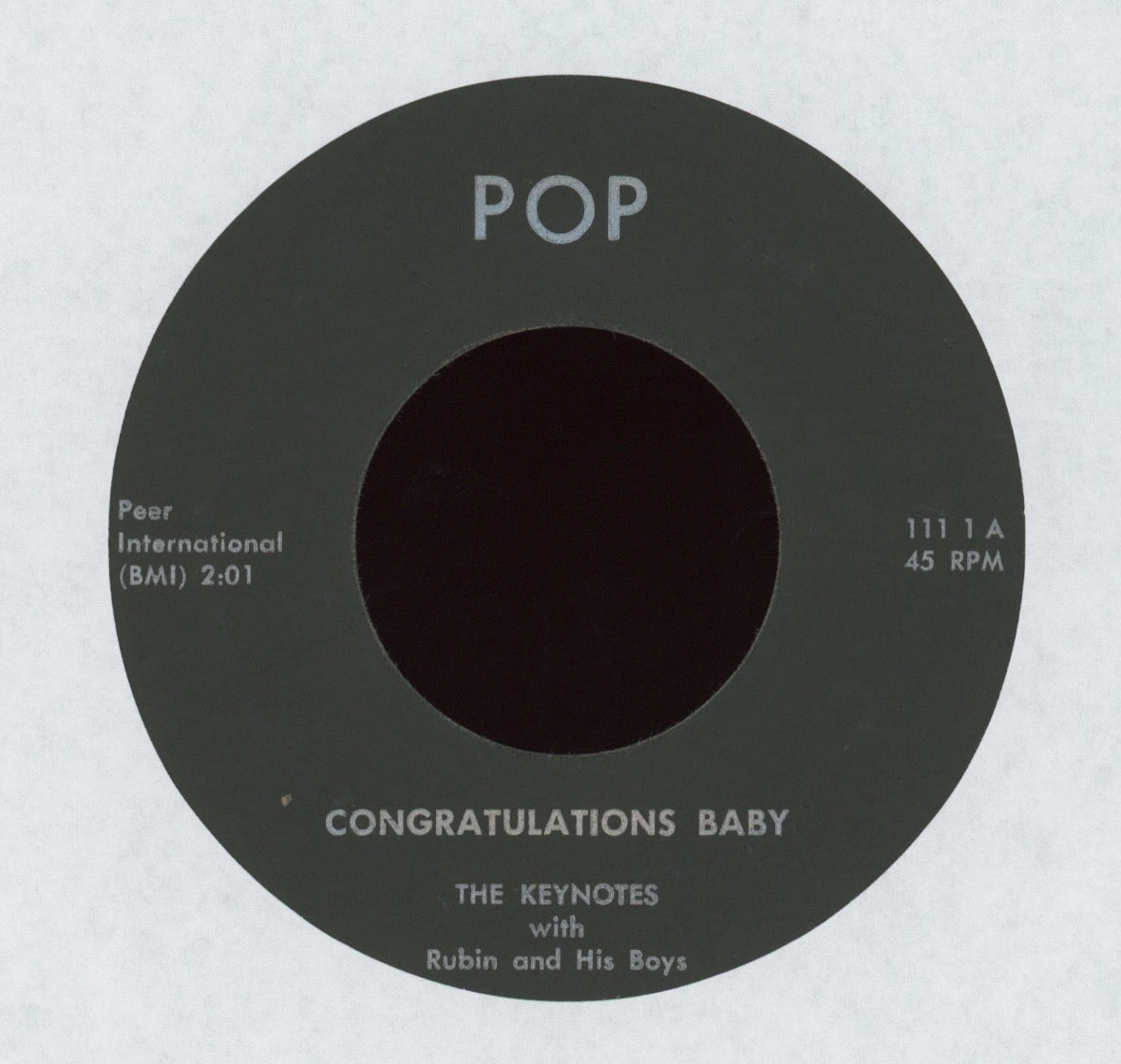 The Keynotes - Congratulations Baby on Pop
