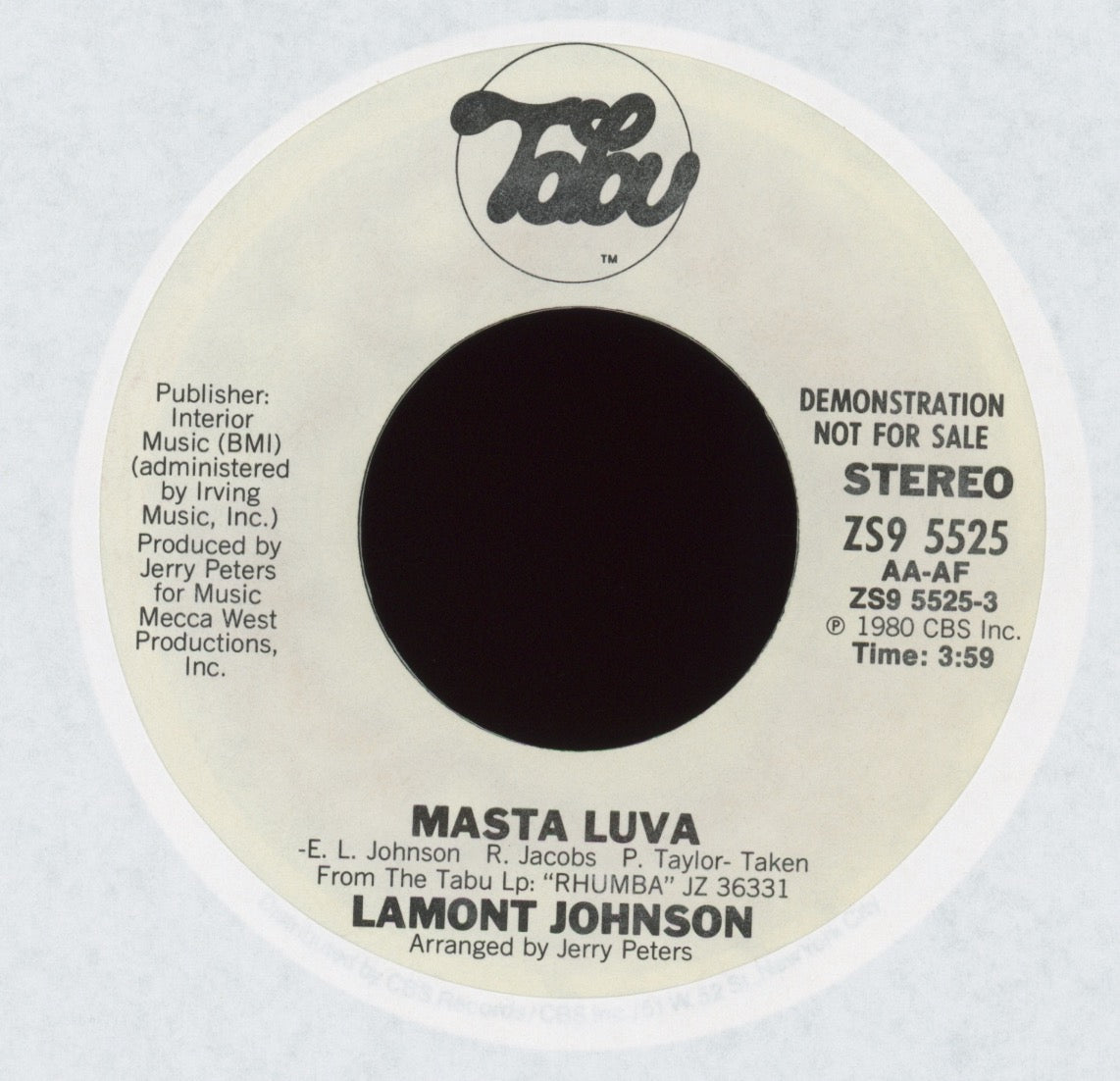 Lamont Johnson - Masta Luva on Tabu Promo