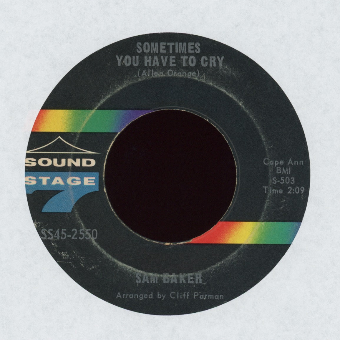 Sam Baker - Sometimes You Have To Cry on Sound Stage 7