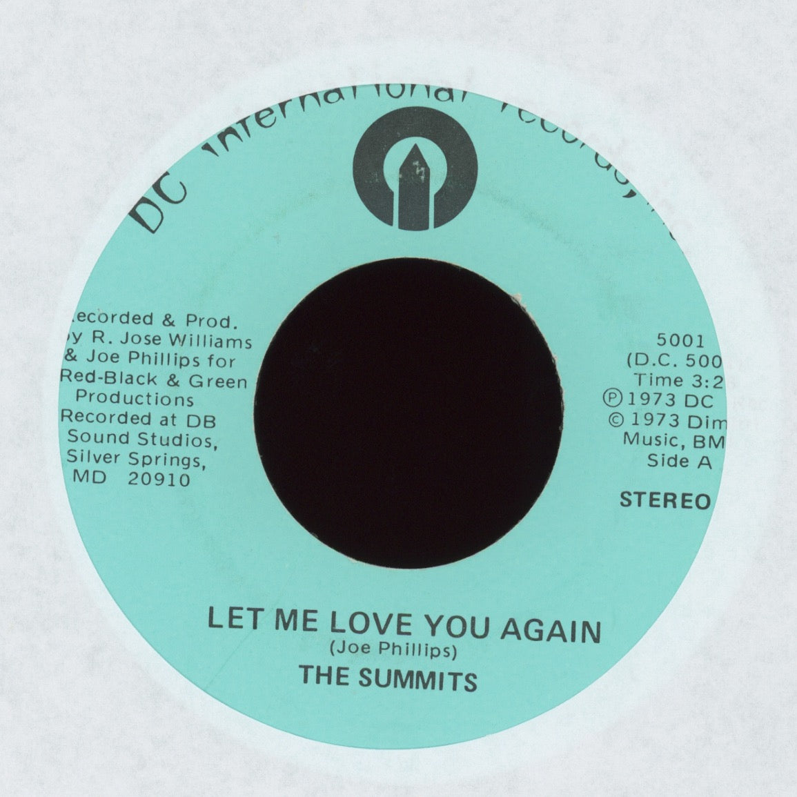 The Summits - Let Me Love You Again on DC International