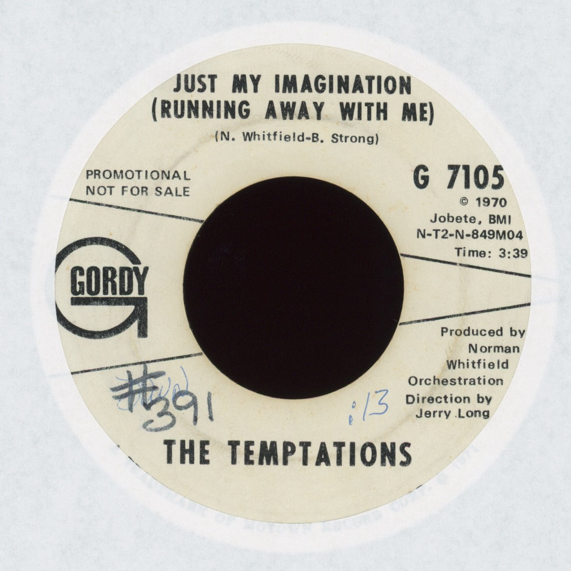 The Temptations - Just My Imagination (Running Away With Me) on Gordy Promo