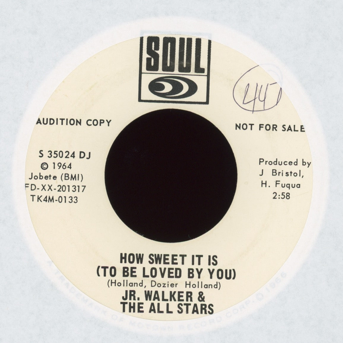 Junior Walker & The All Stars - How Sweet It Is (To Be Loved By You) on SOUL Promo