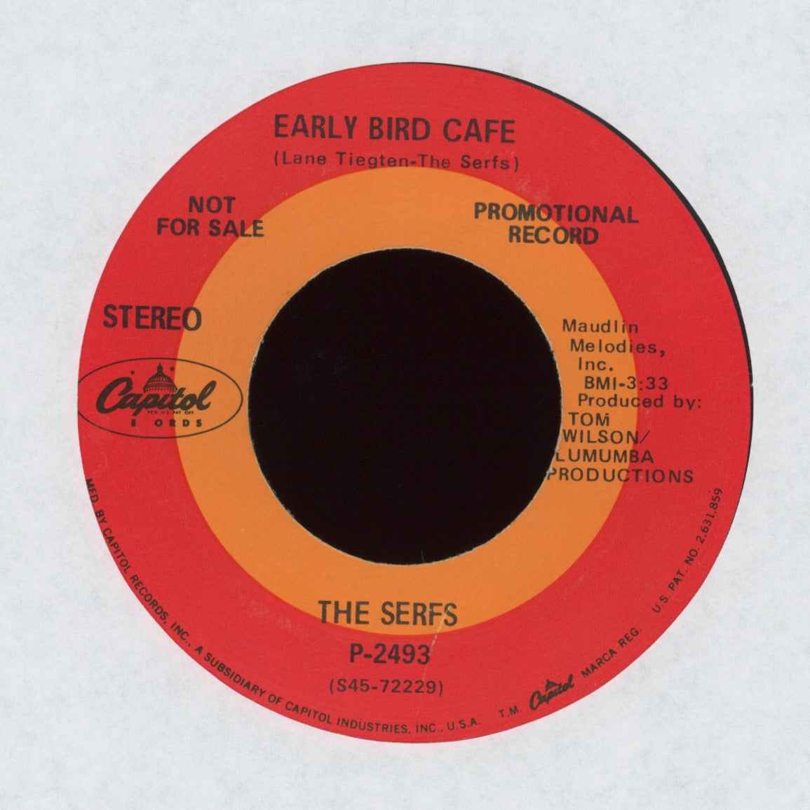 The Serfs - I'm A Man on Capitol Promo