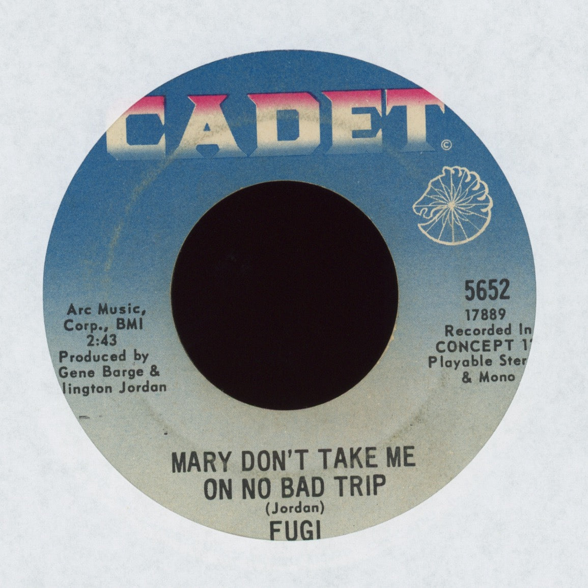 Fugi - Mary Don't Take Me On No Bad Trip on Cadet