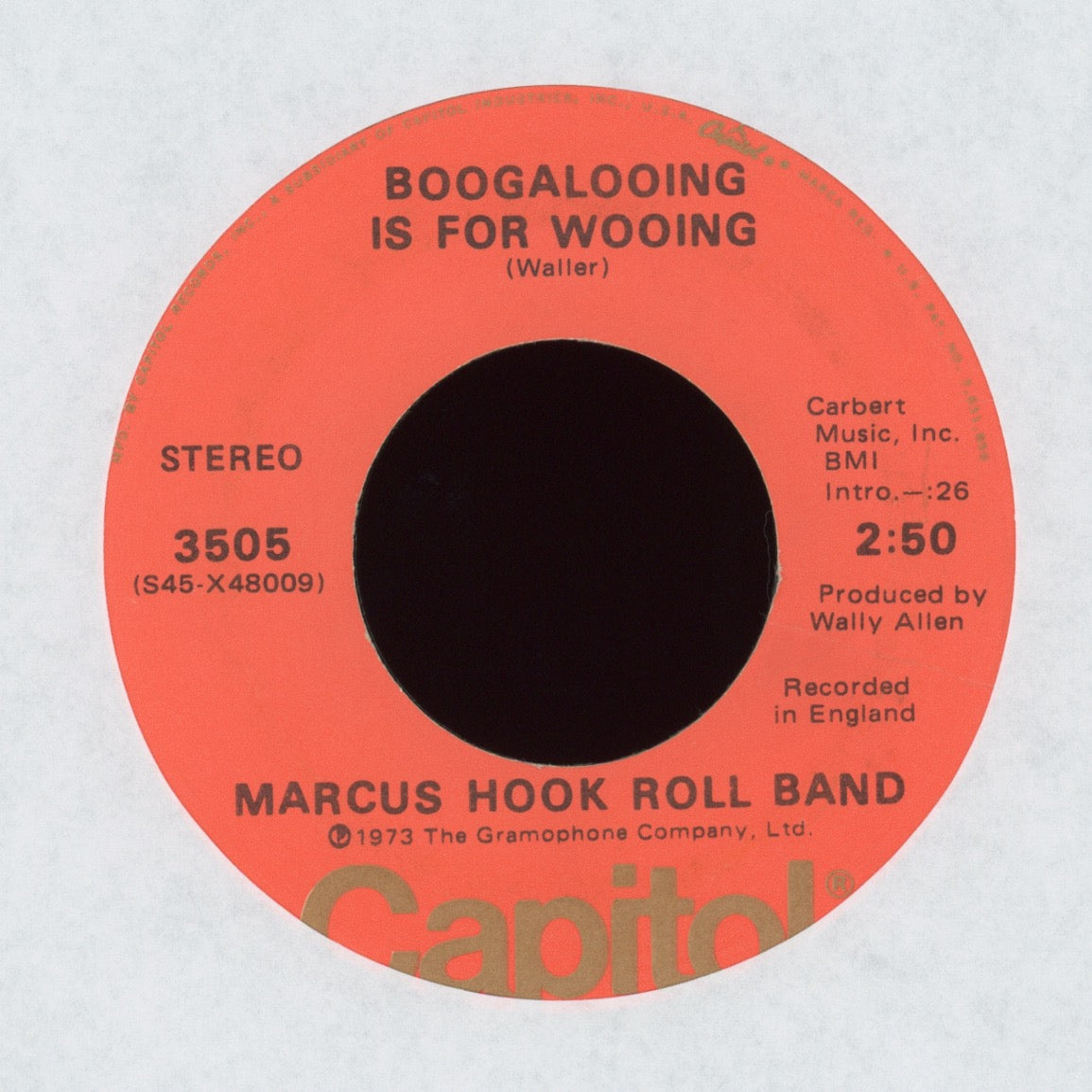 Marcus Hook Roll Band - Natural Man on Capitol Angus Young