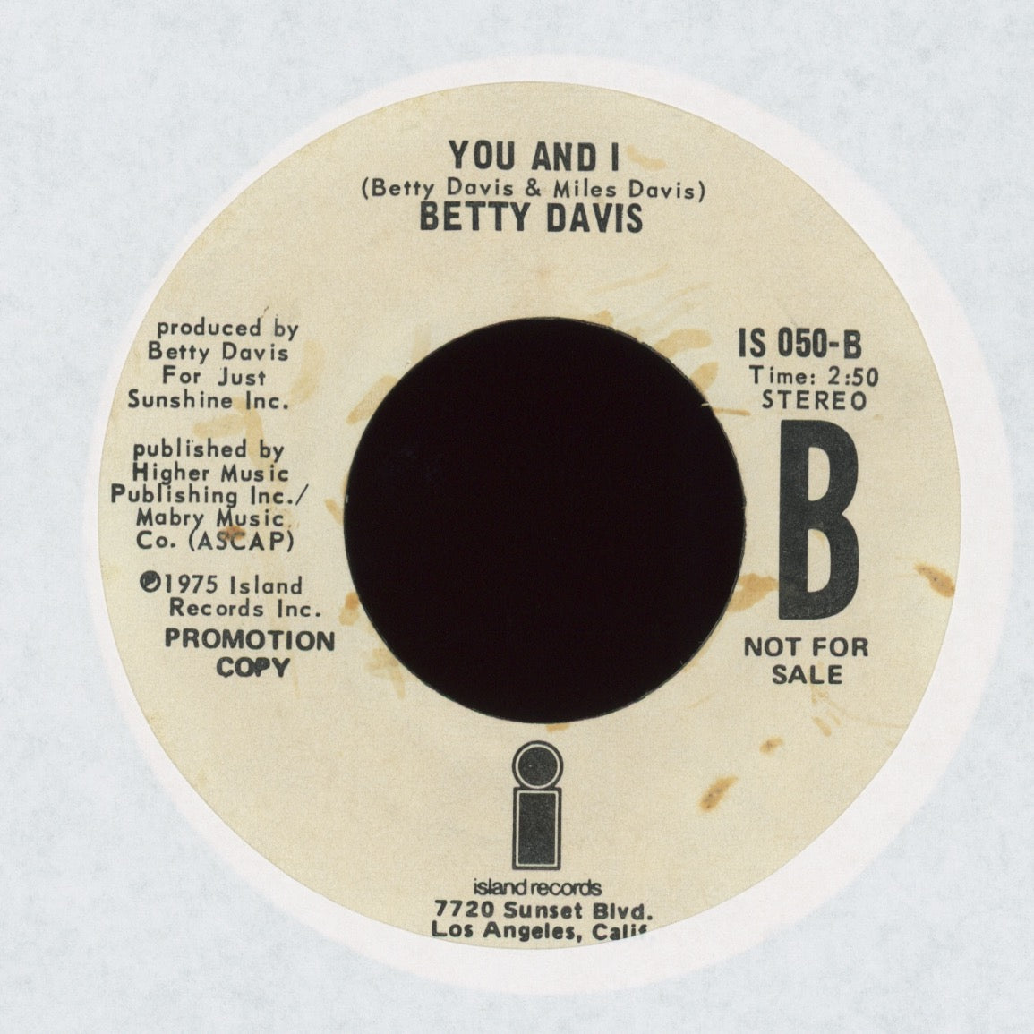 Betty Davis - Talkin' Trash on Island Promo