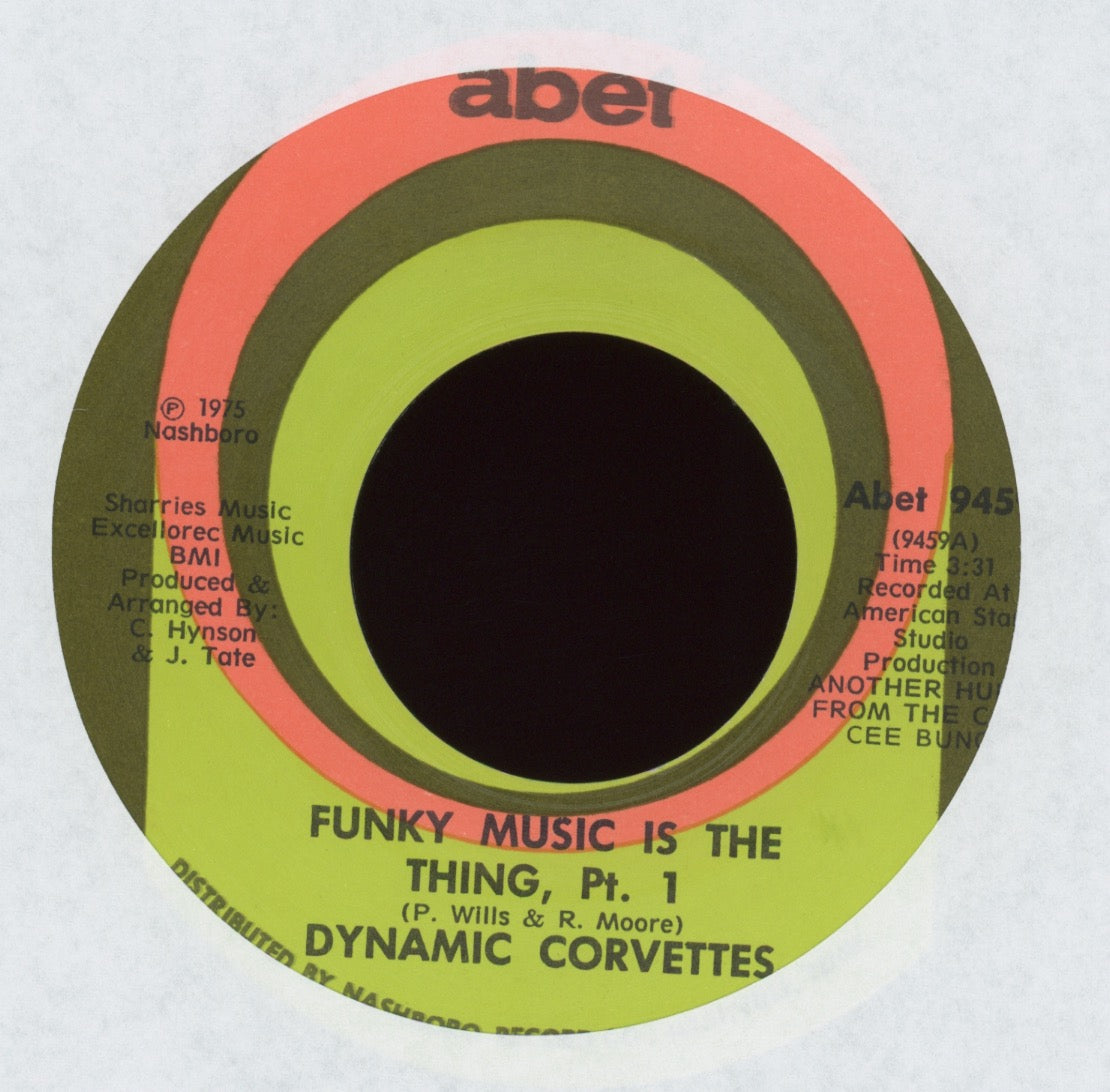 Dynamic Corvettes - Funky Music Is The Thing on Abet