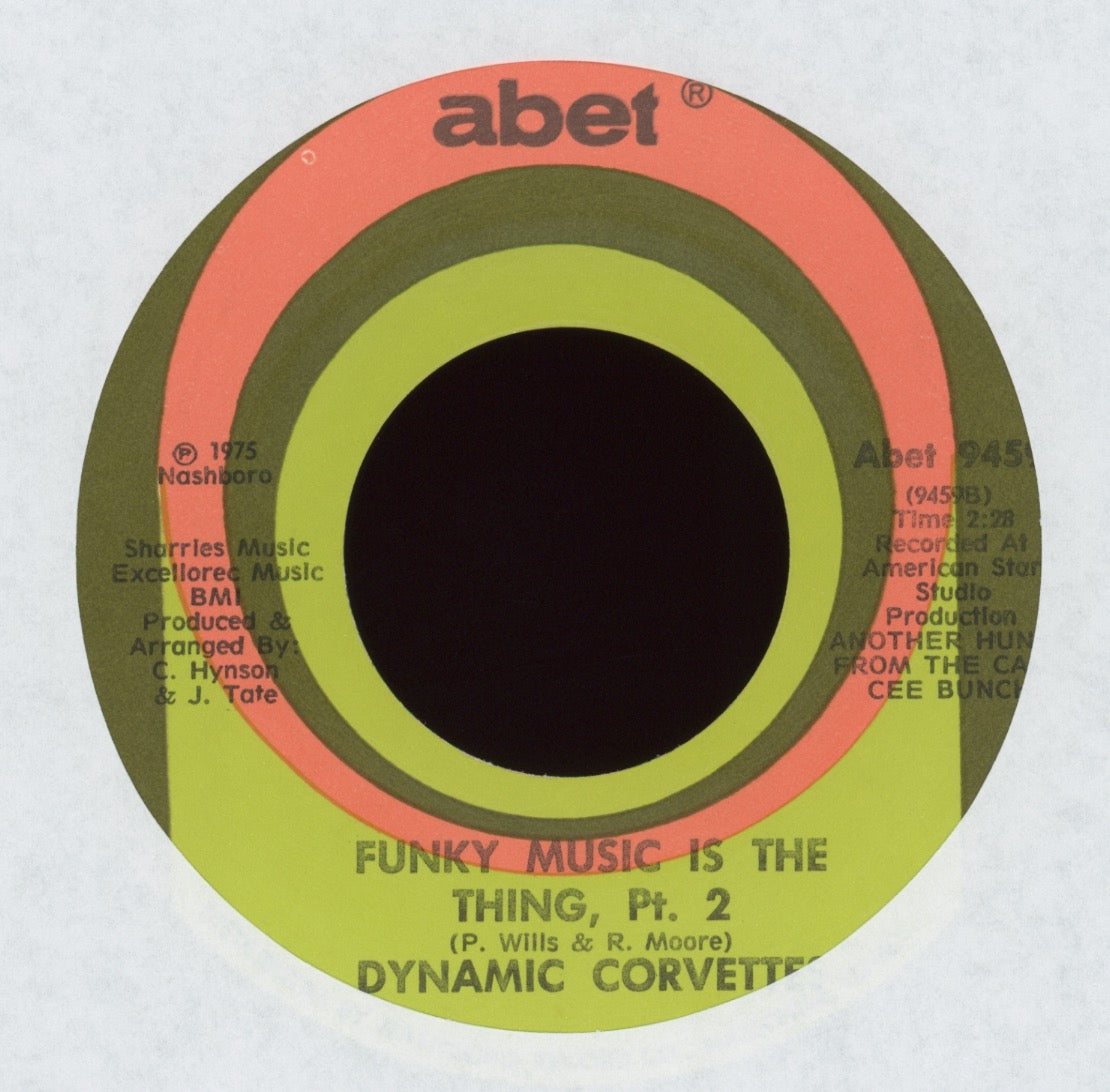 Dynamic Corvettes - Funky Music Is The Thing on Abet