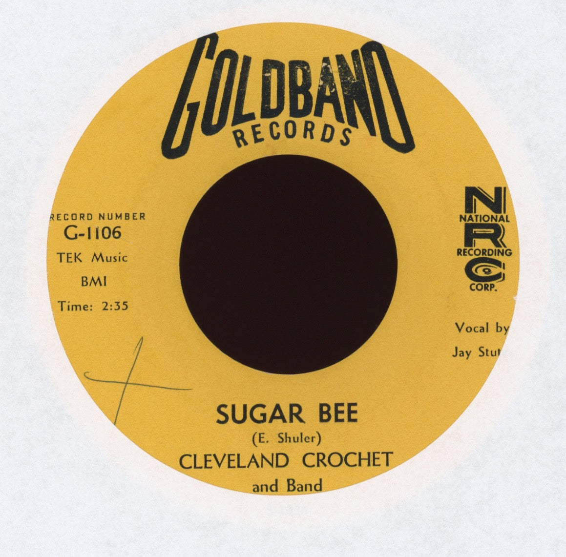 Cleveland Crochet & Band - Sugar Bee on Goldband