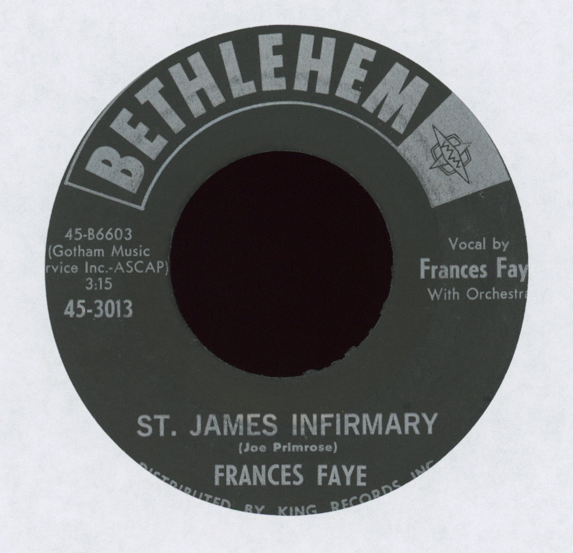 Frances Faye - St. James Infirmary on Bethlehem