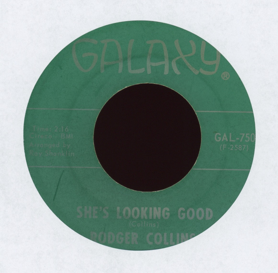 Rodger Collins - She's Looking Good on Galaxy