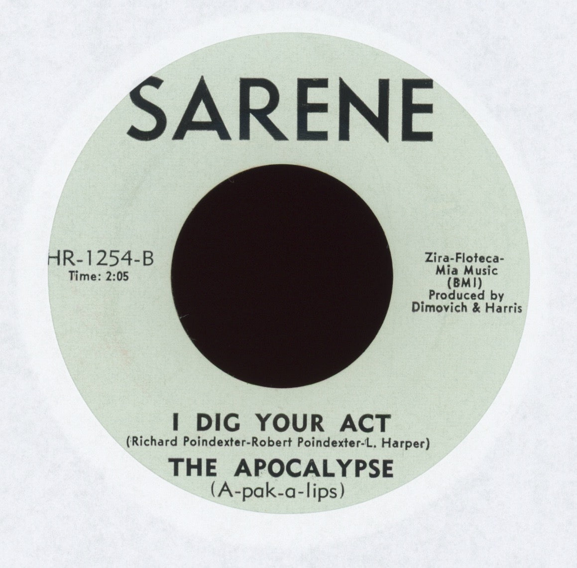 The Apocalypse - I Dig Your Act on Sarene