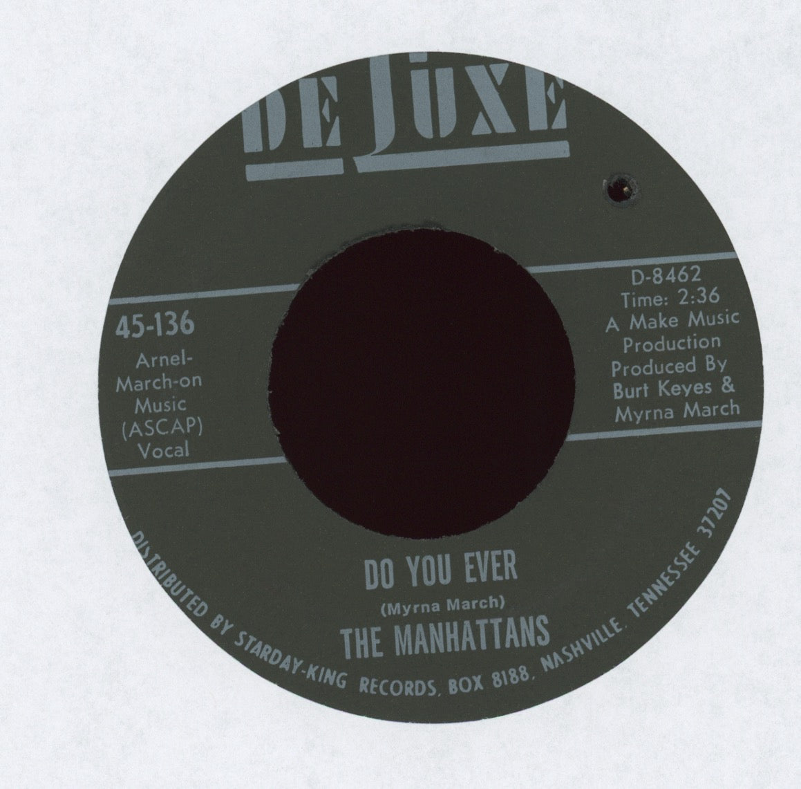 Manhattans - I Can't Stand For You To Leave Me on DeLuxe