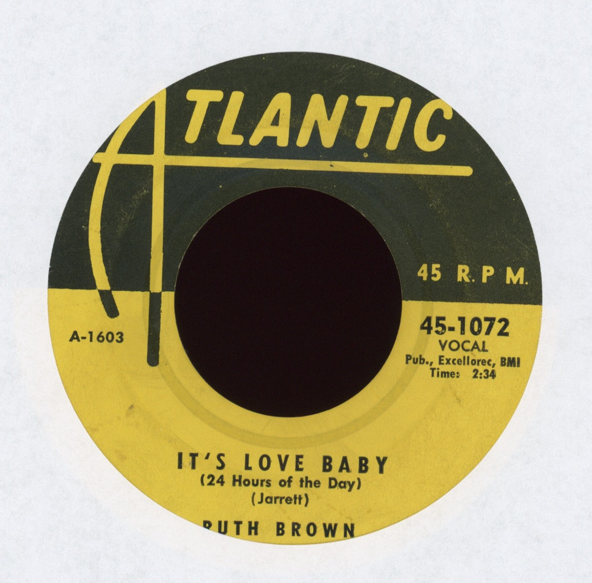 Ruth Brown - It's Love Baby (24 Hours Of The Day) / What'd I Say on Atlantic