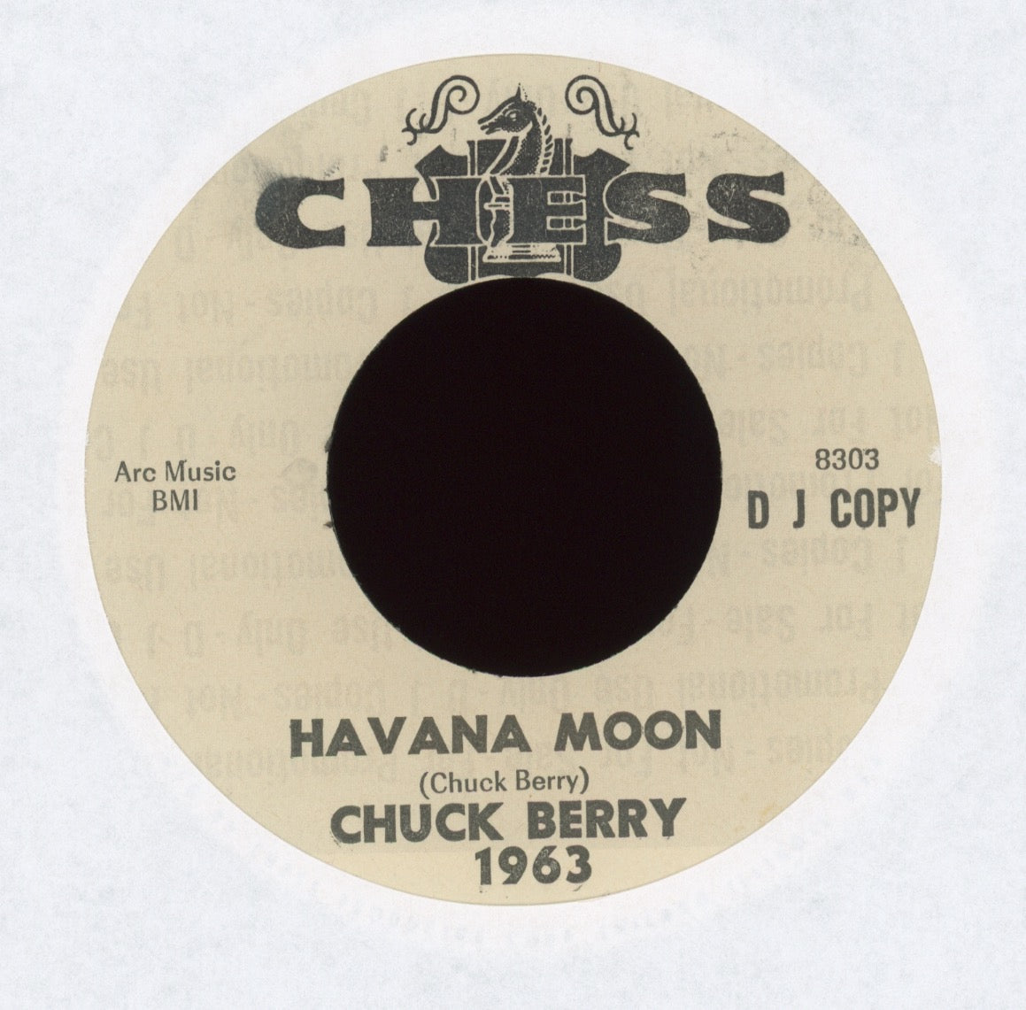 Chuck Berry - Havana Moon on Chess Single Sided Promo