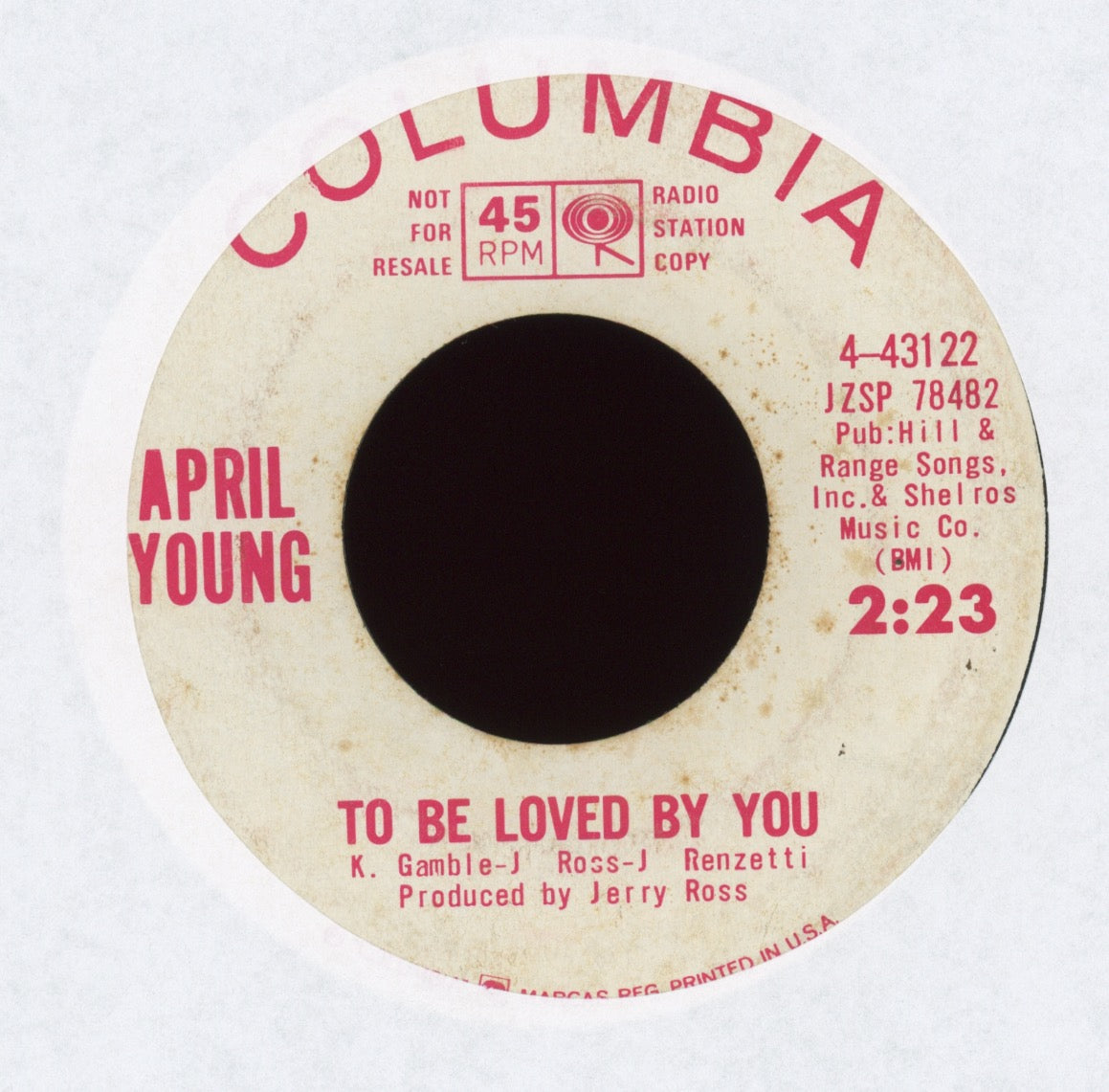 April Young - Kiss Your Baby Goodbye on Columbia Promo