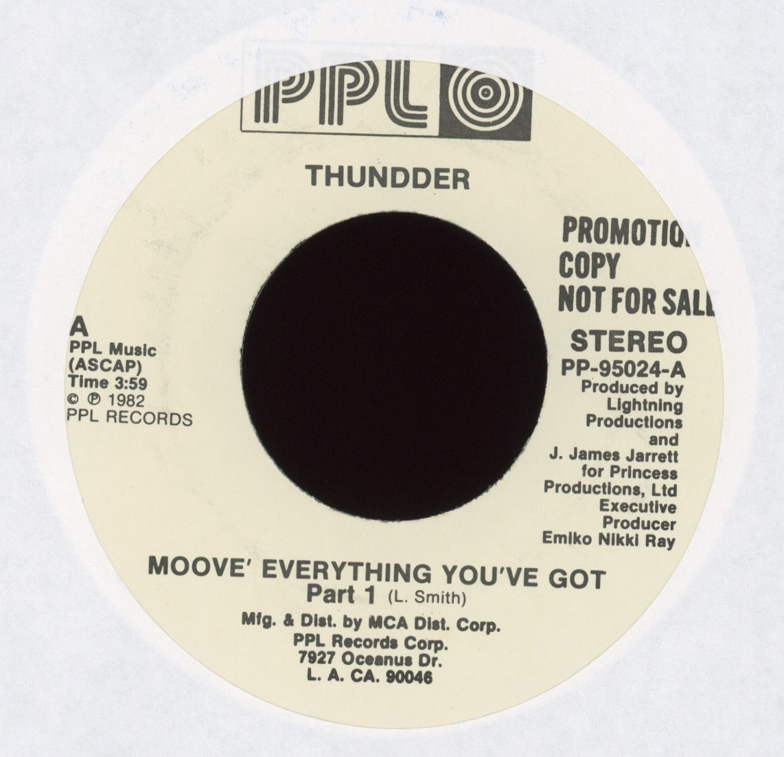 Thundder - Moove' Everything You've Got on PPL Promo