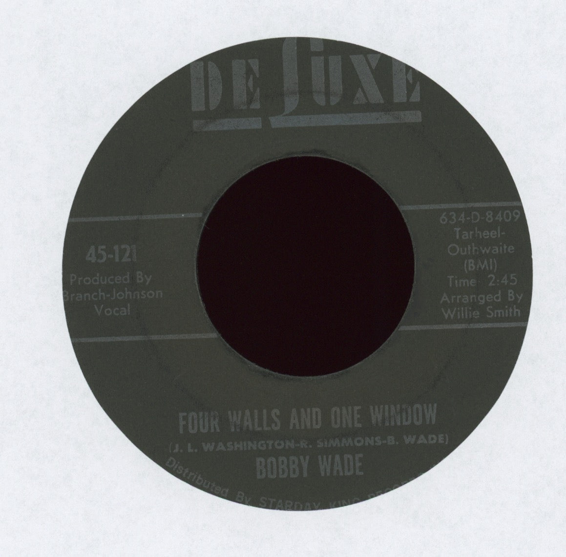 Bobby Wade - Can't You Hear Me Calling on DeLuxe