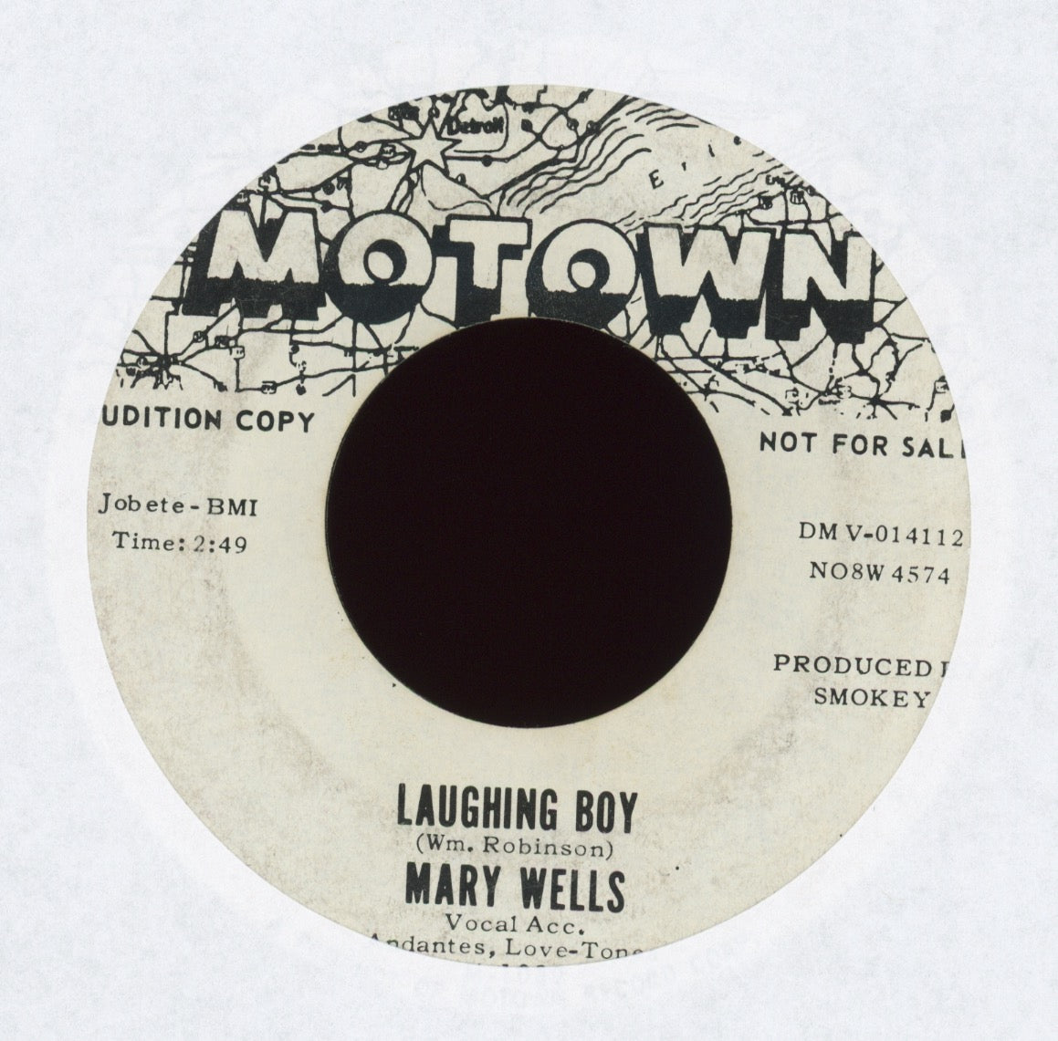 Mary Wells - Laughing Boy on Motown Promo