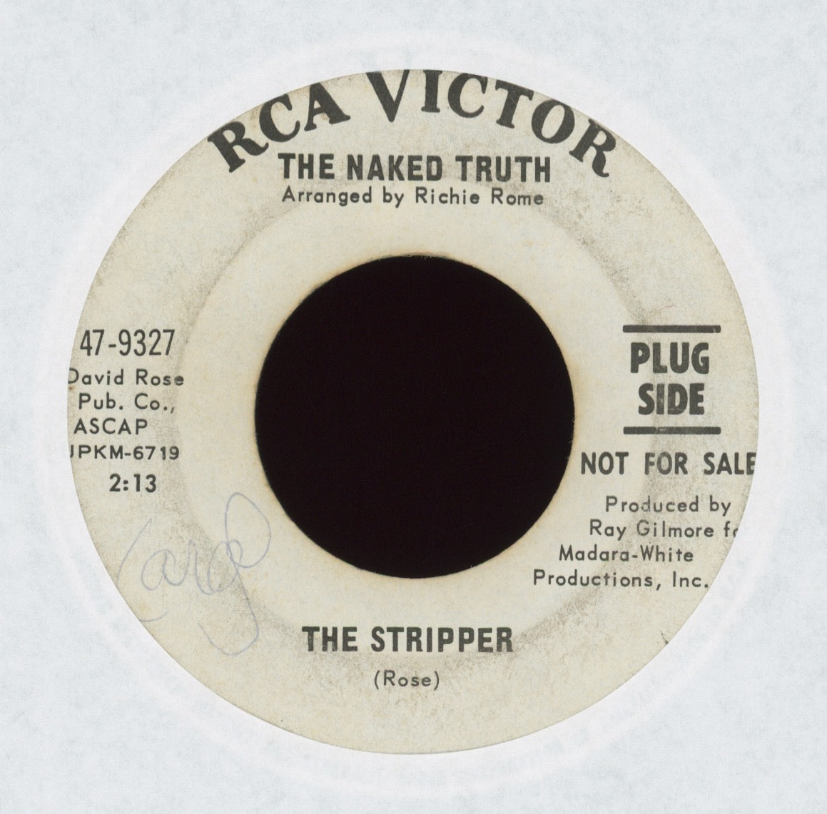 The Naked Truth - The Stripper / The Shing-A-Ling Thing on RCA Promo