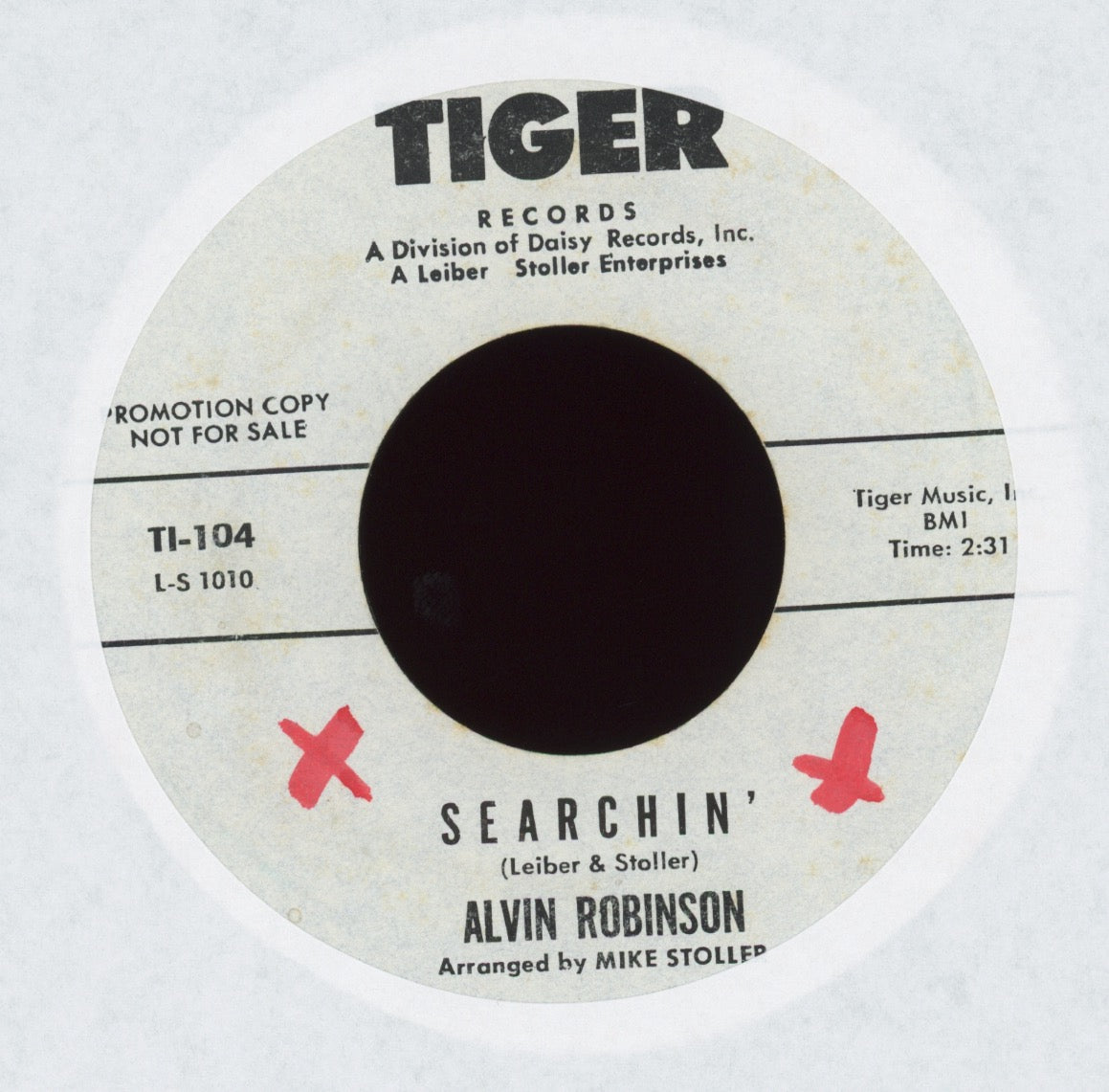 Alvin Robinson -Searchin' on Tiger Promo