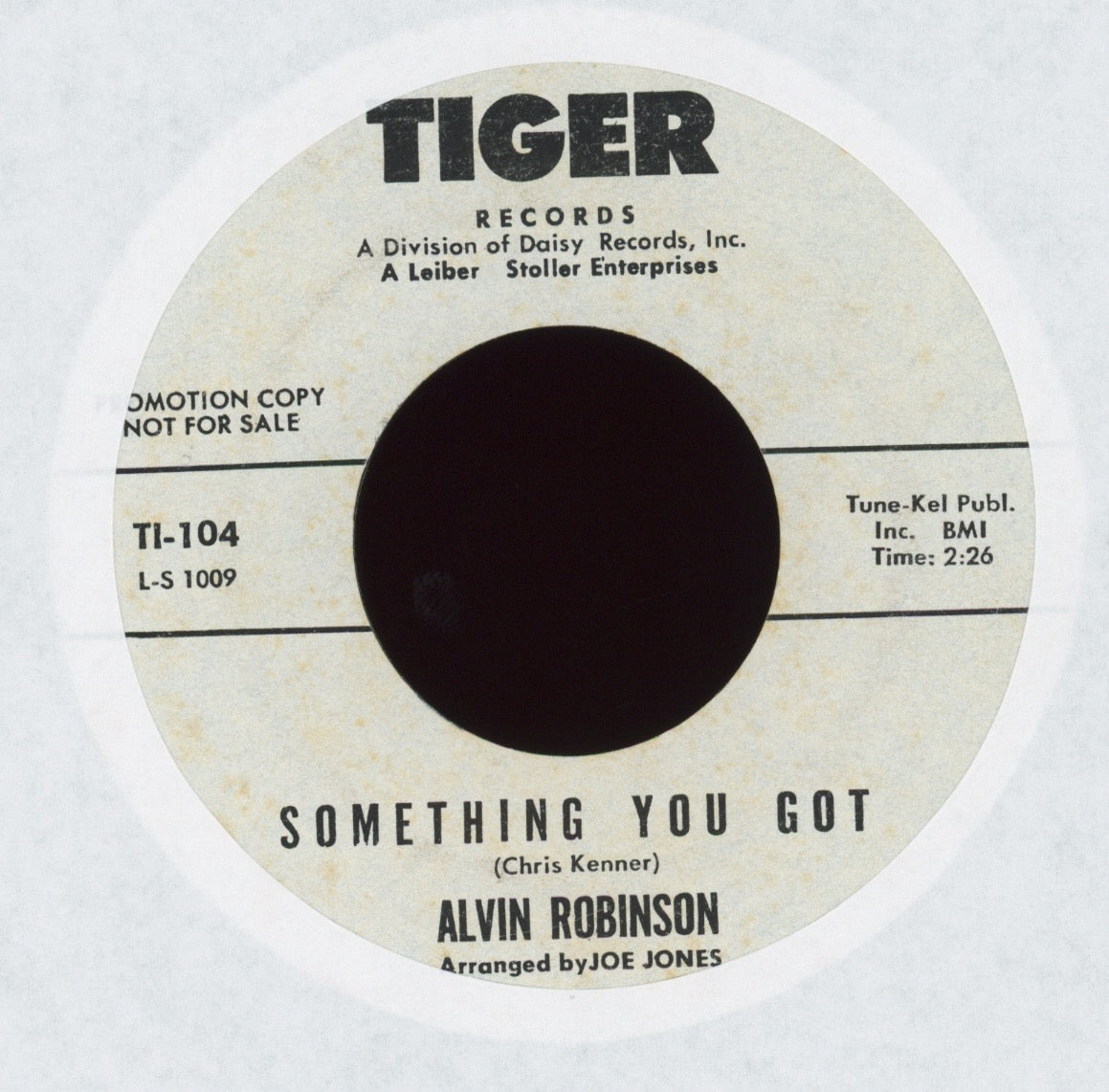 Alvin Robinson -Searchin' on Tiger Promo