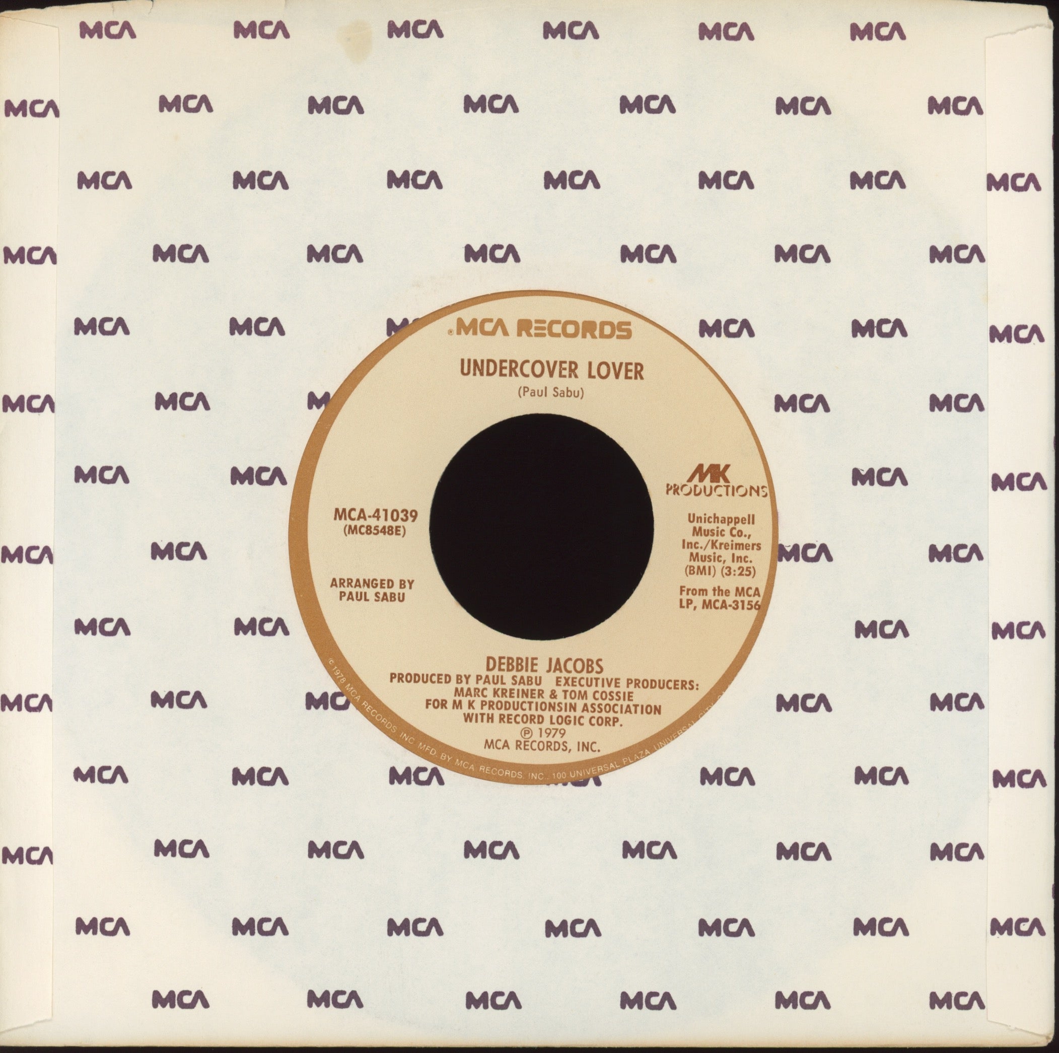 Debbie Jacobs - Think I'm Fallin' In Love on MCA