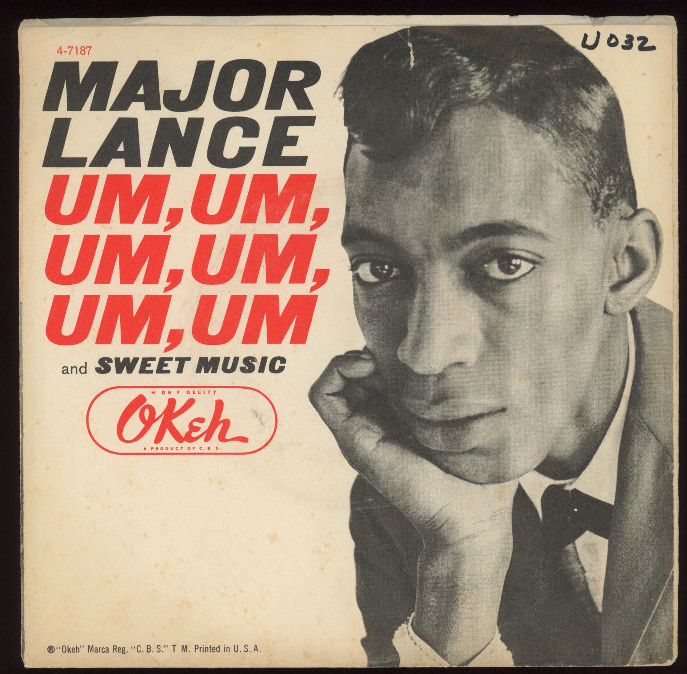 Major Lance - Um, Um, Um, Um, Um, Um on Okeh With Picture Sleeve