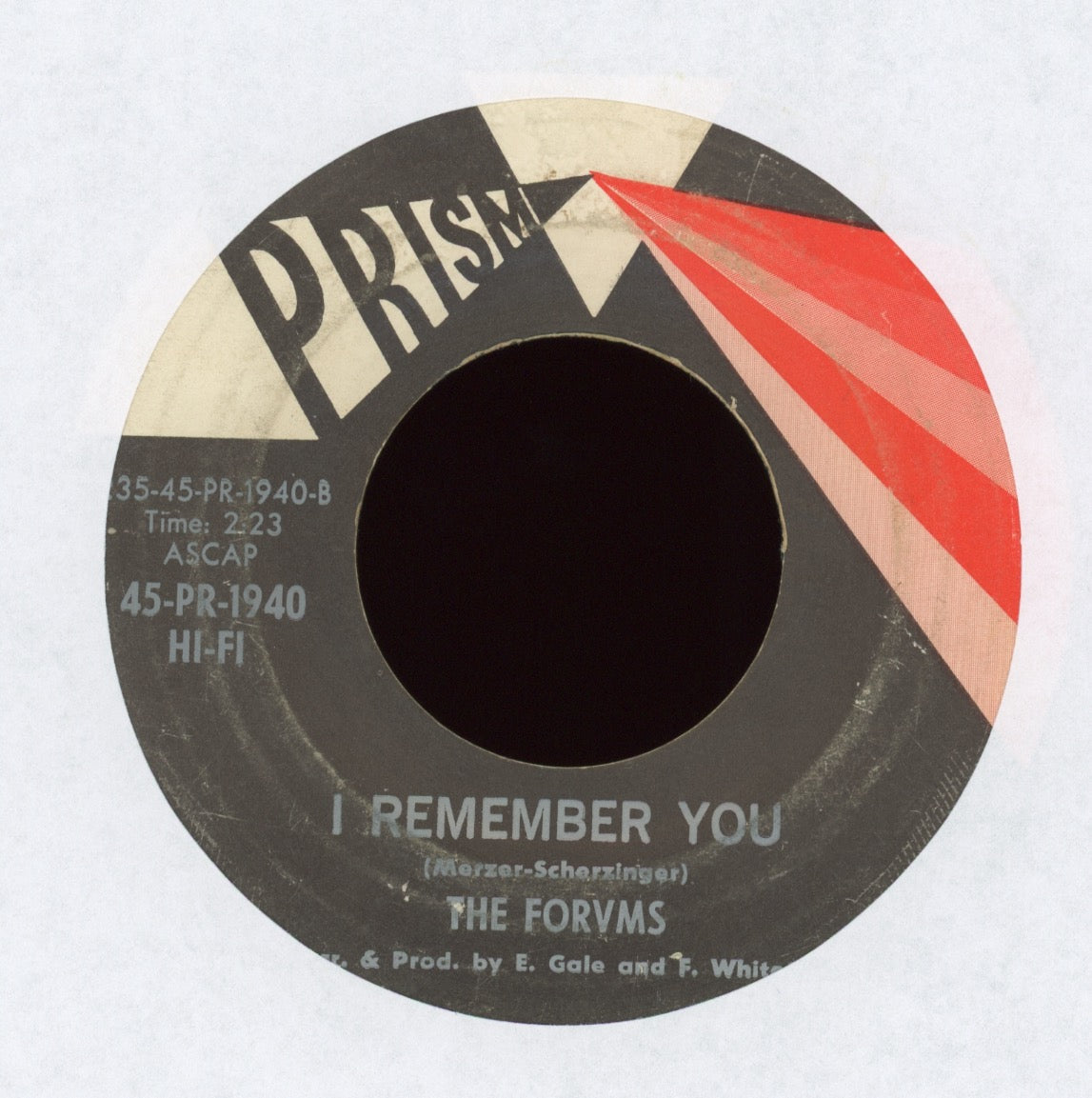 The Forvms - Bring It On Back on Prism