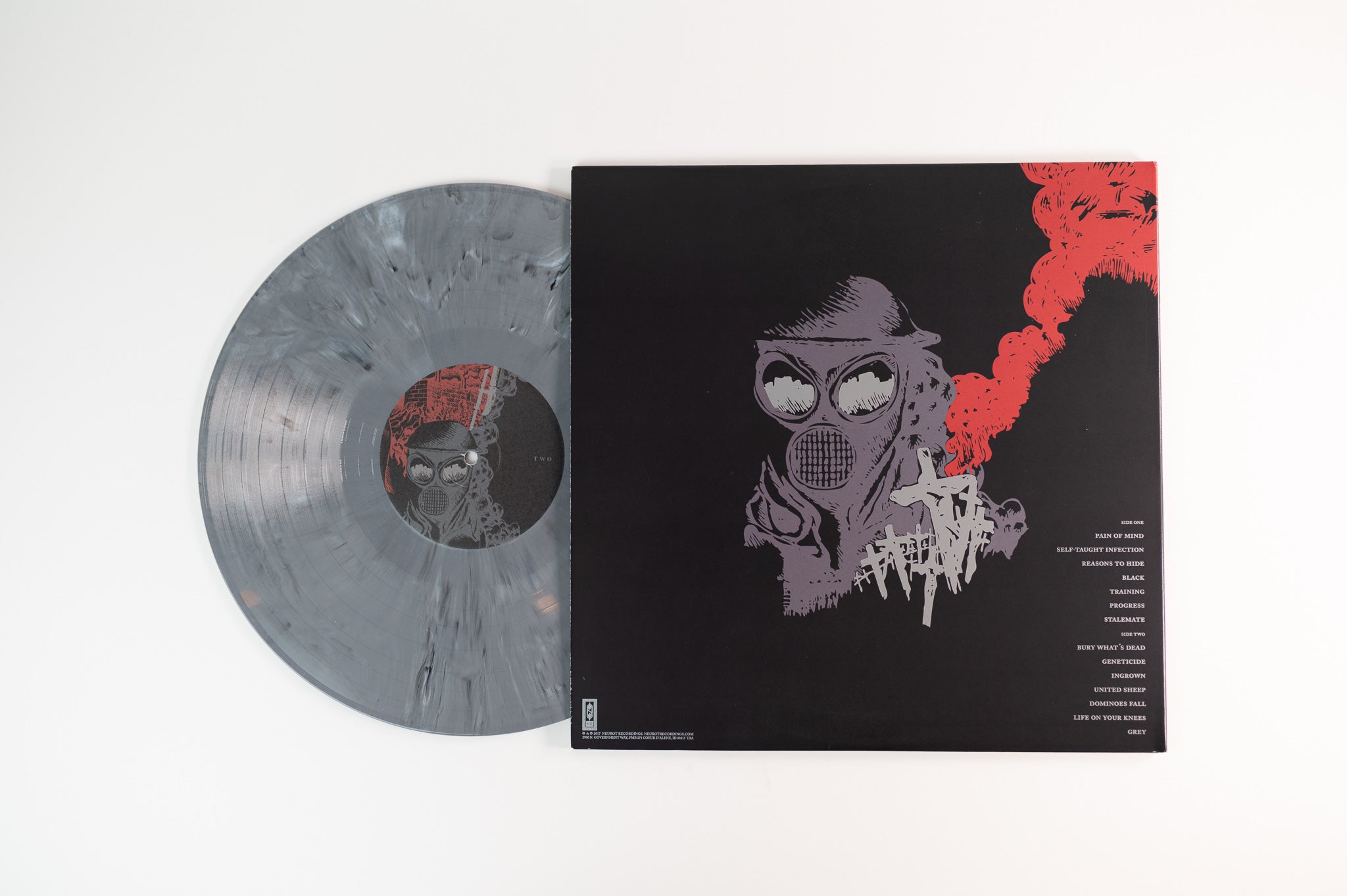 Neurosis - Pain Of Mind on Neurot Limited Grey With White Marble Reissue