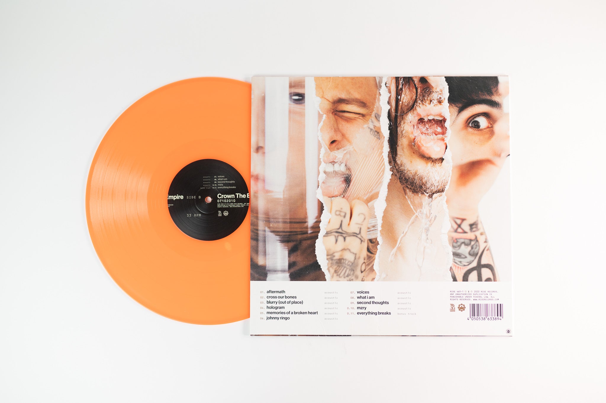 Crown The Empire - 07102010 on Rise Ltd Orange Vinyl