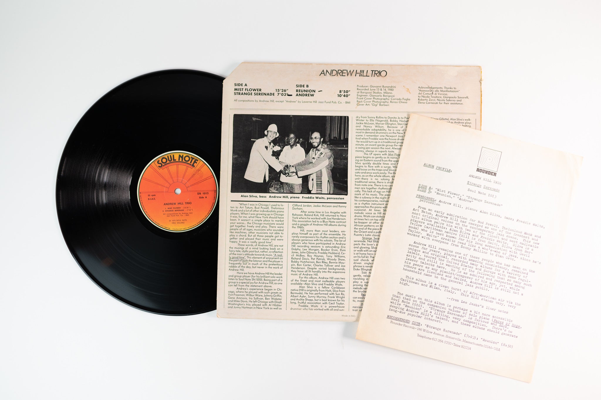 Andrew Hill Trio - Strange Serenade on Soul Note
